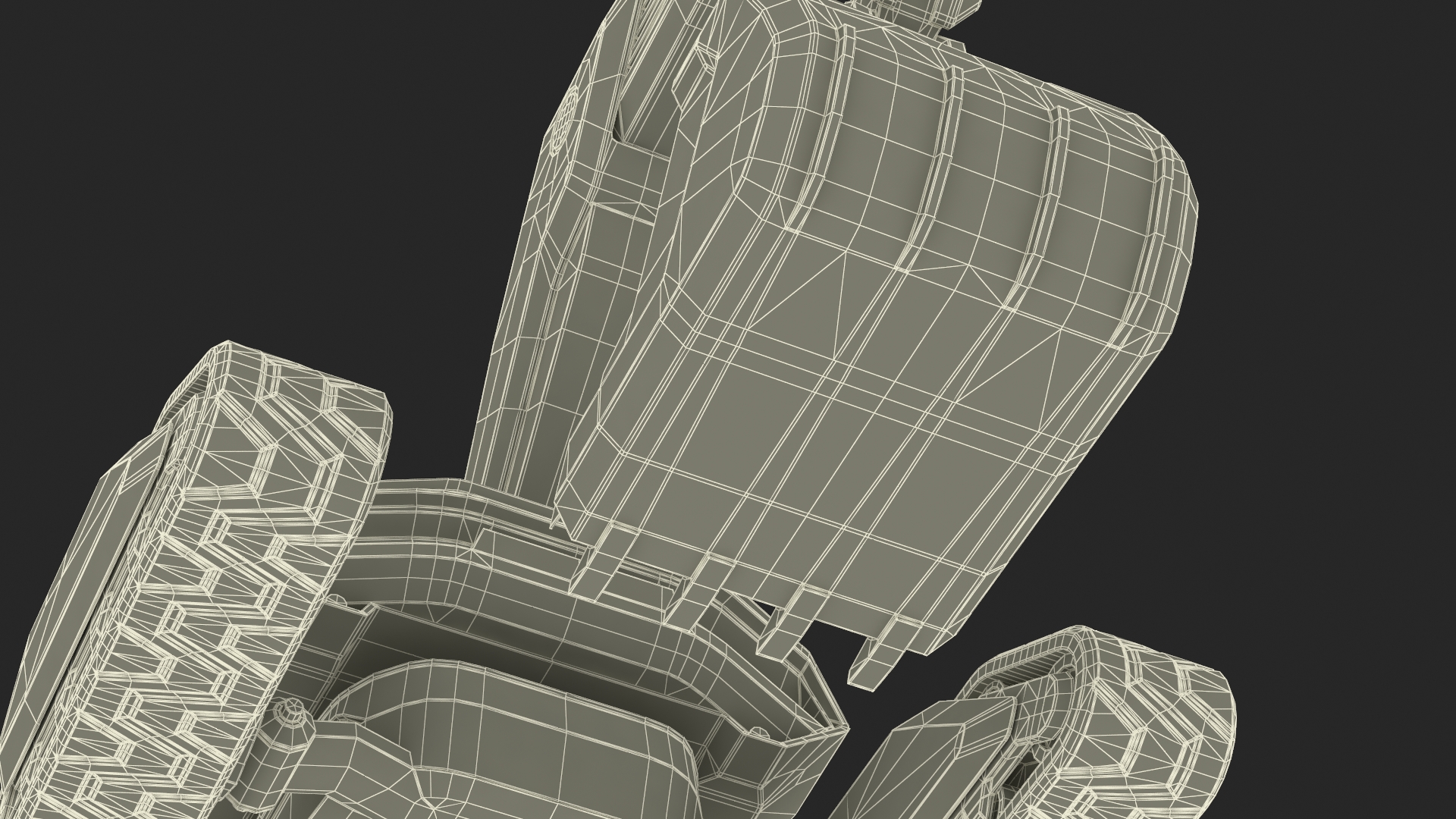 Futuristic Excavator Machine New 3D