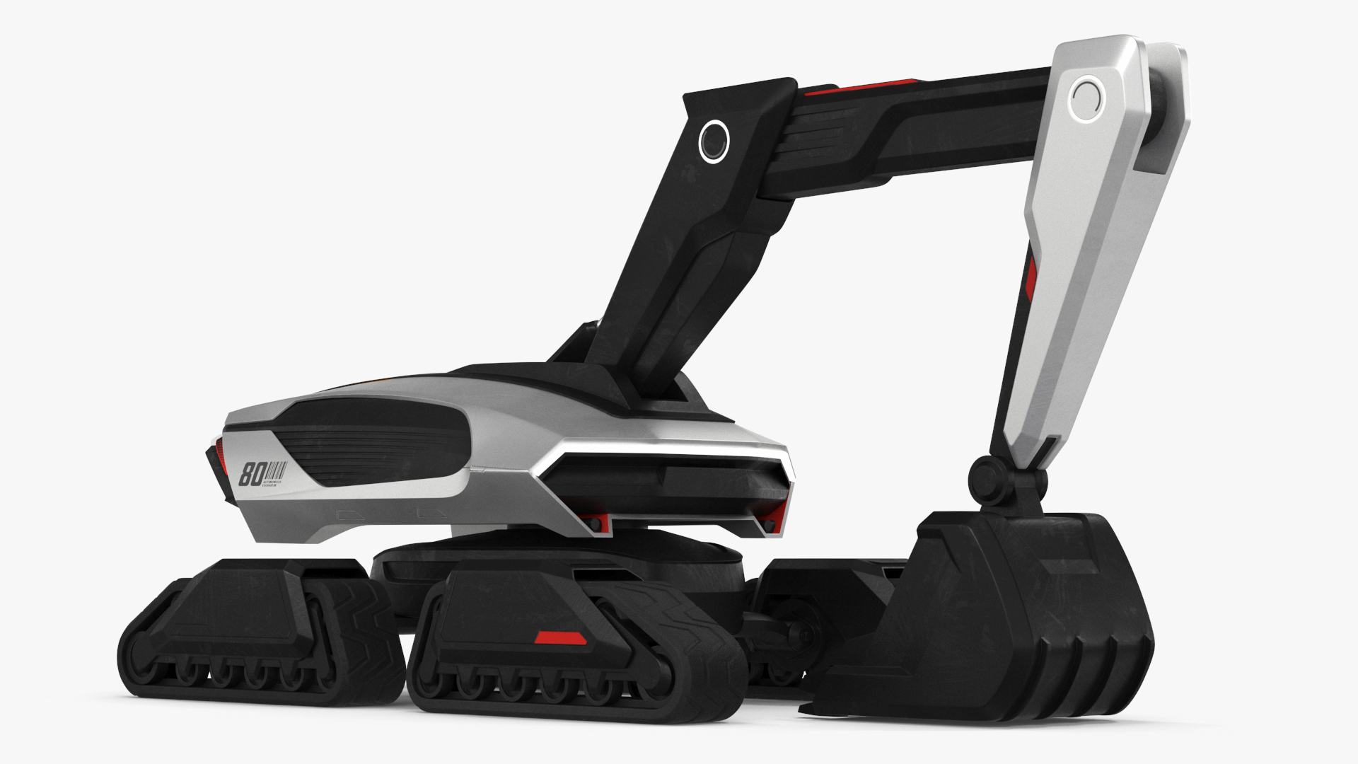 Futuristic Excavator Machine New 3D