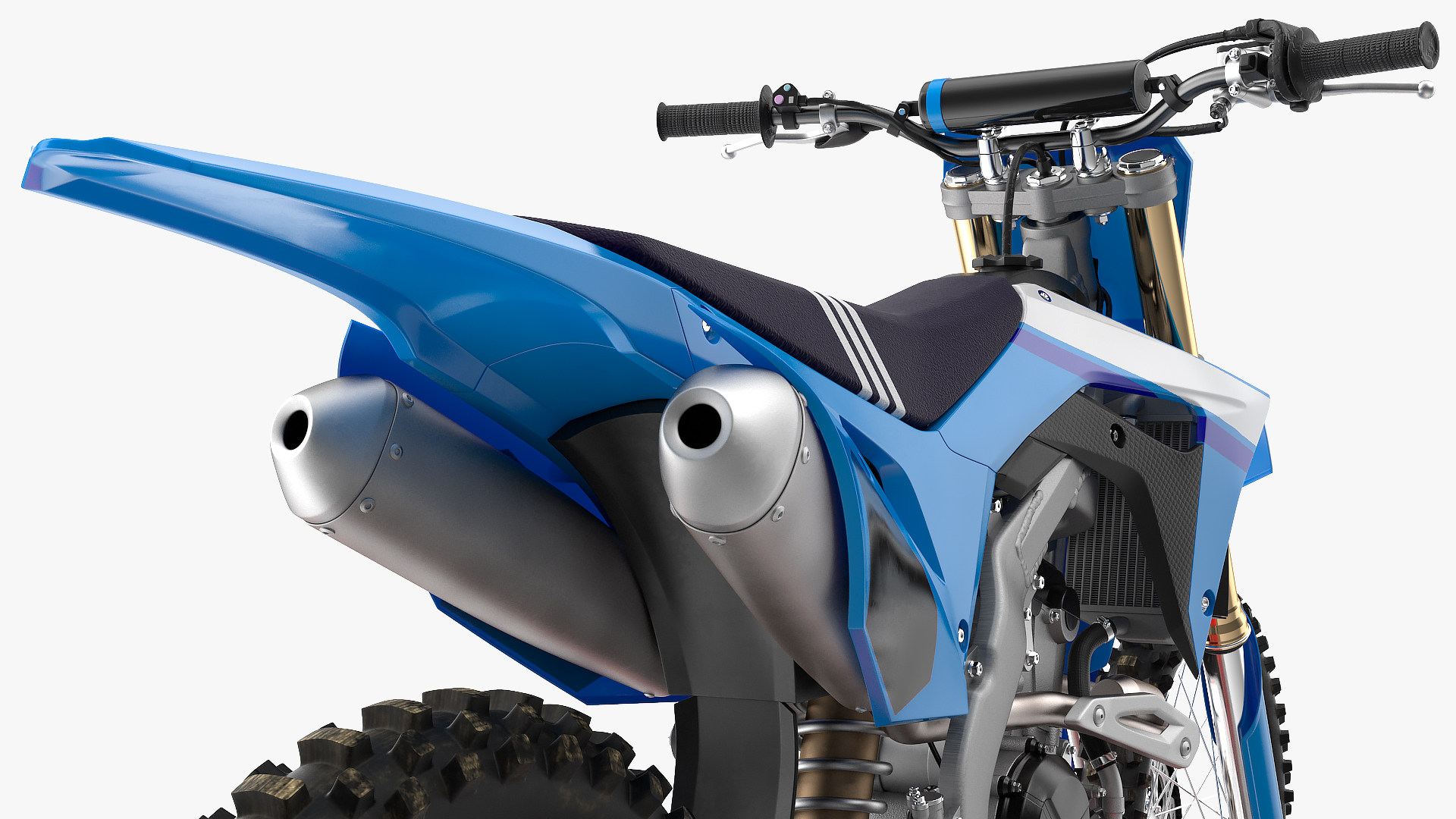 Portable Lift Adapter Kit with Motocross Bike Rigged 3D