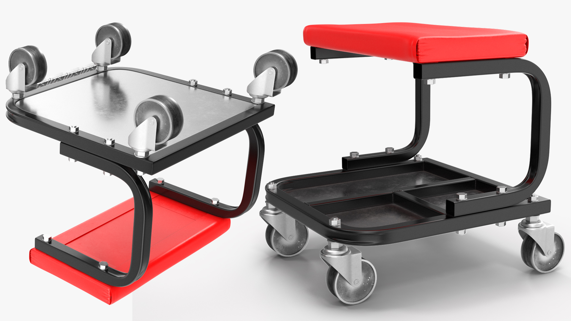 Portable Lift Adapter Kit with Motocross Bike Rigged 3D