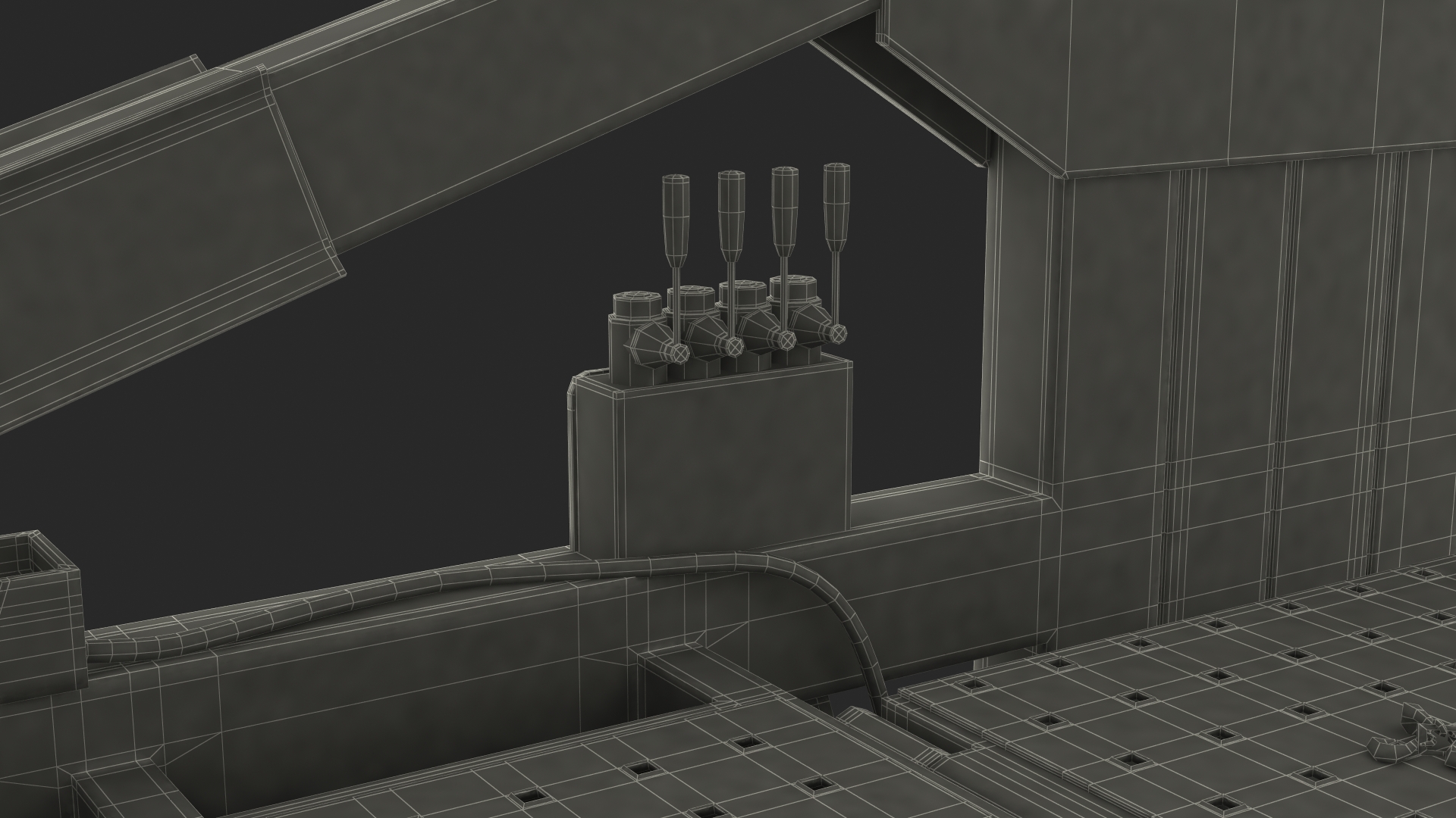 Freightliner Truck With Car Carrier Rigged 3D