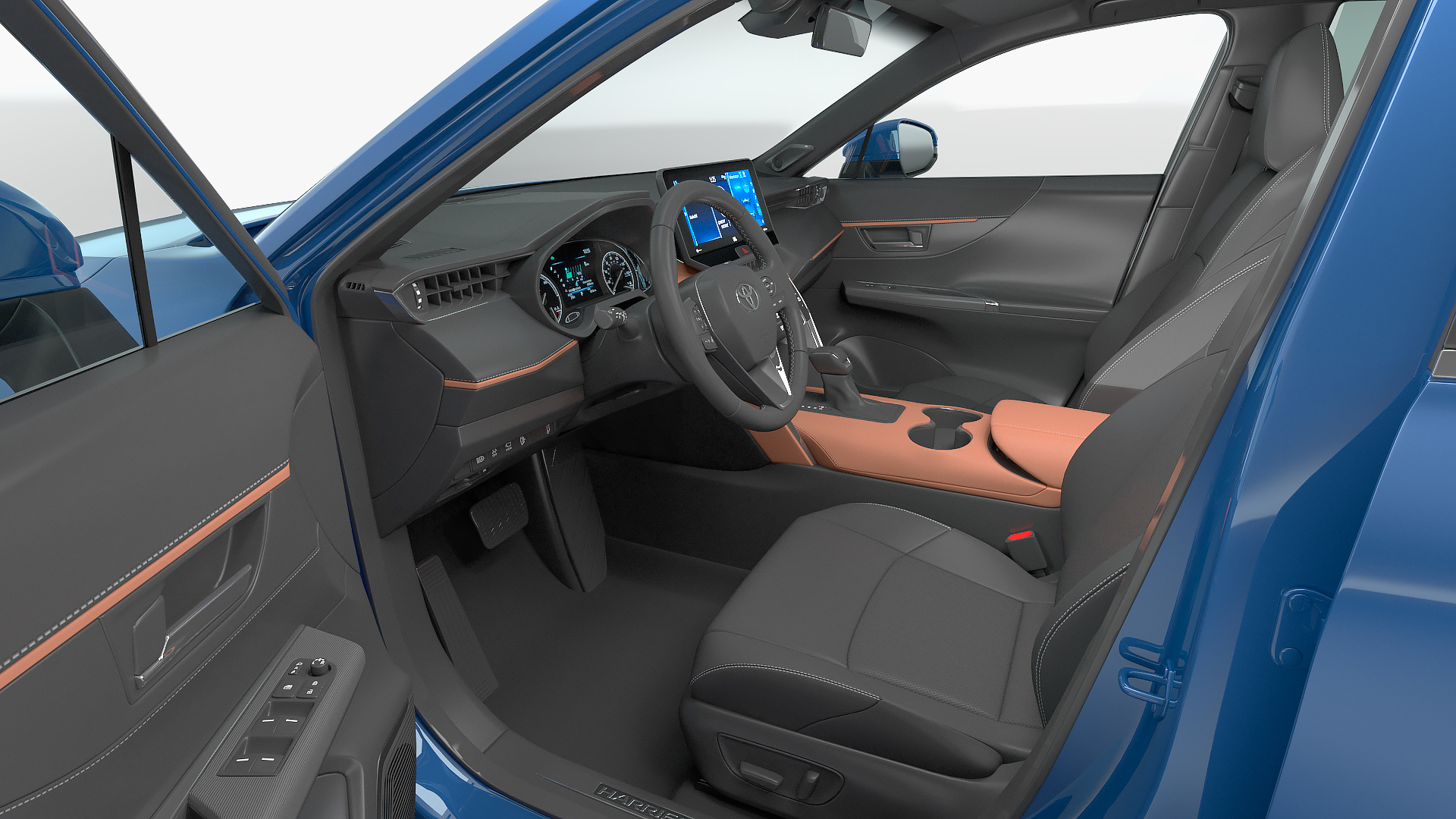 Toyota Venza 2021 Rigged 3D model