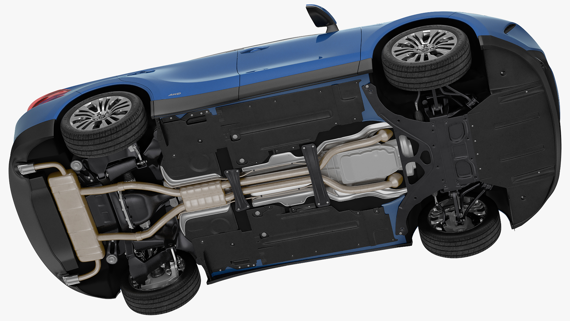 Toyota Venza 2021 Rigged 3D model