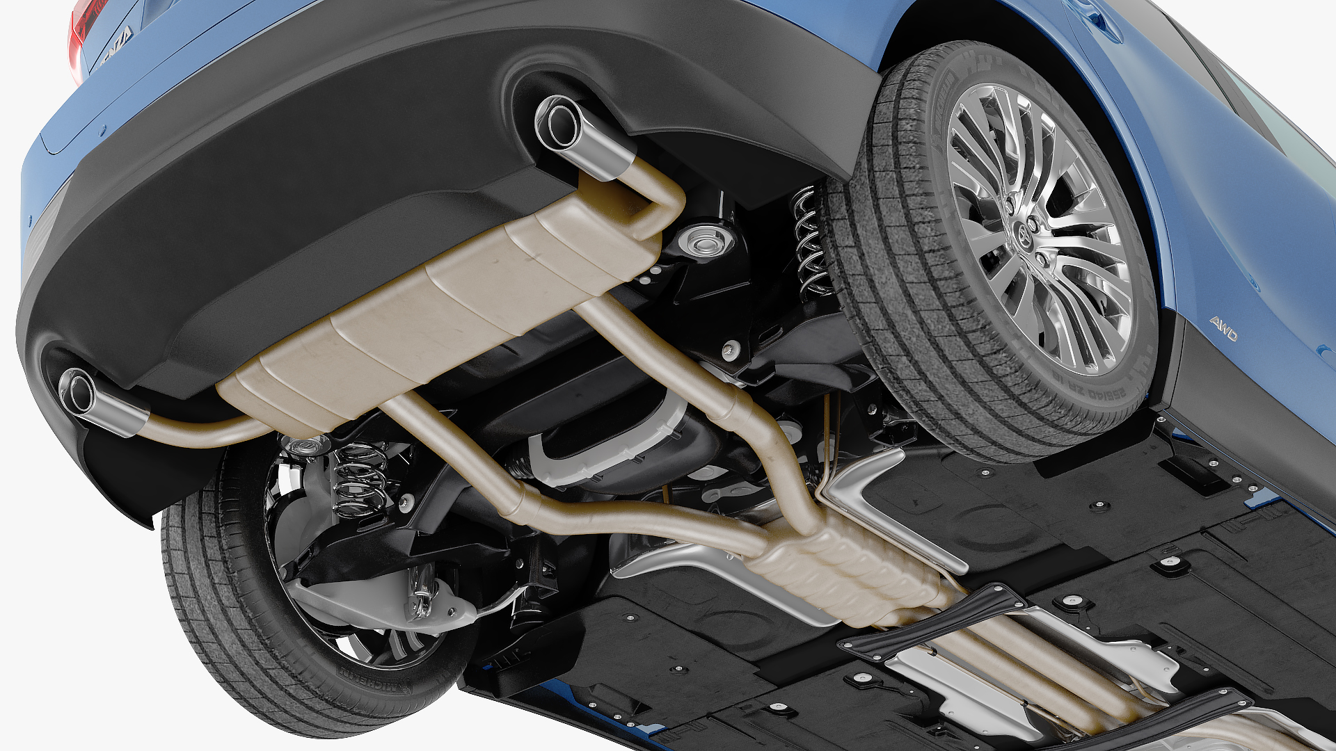 Toyota Venza 2021 Rigged 3D model