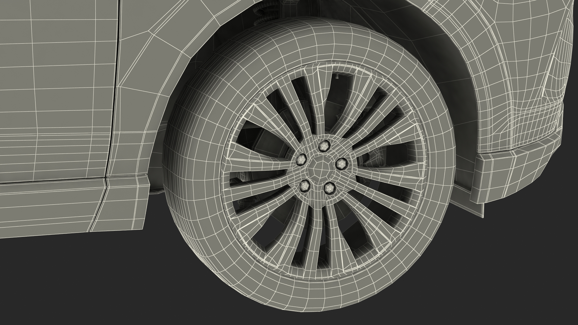 Toyota Venza 2021 Rigged 3D model