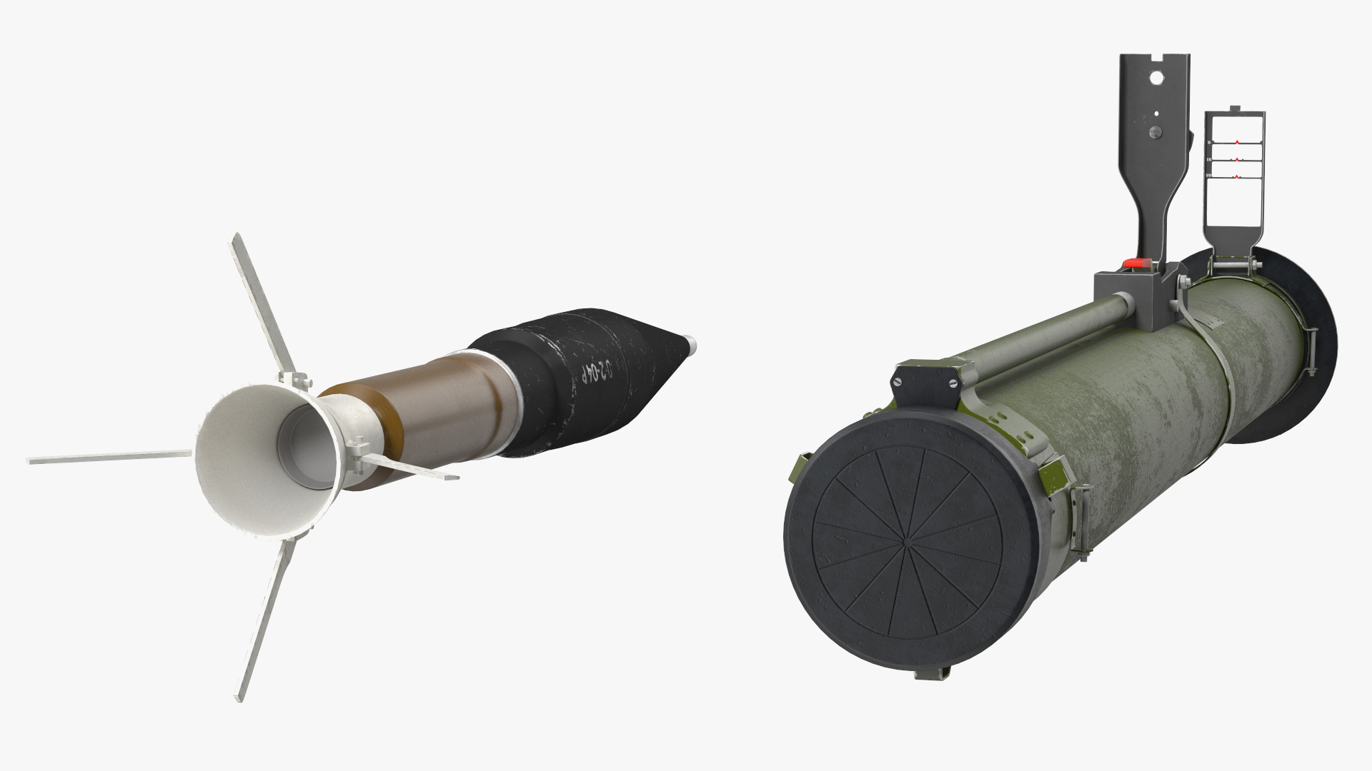 RPG 26 Aglen Russian Grenade Launcher 3D