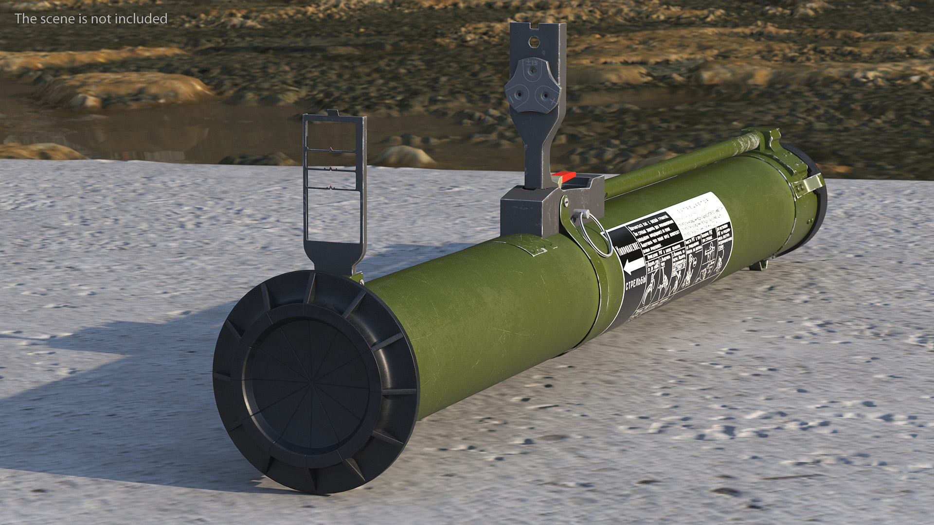 RPG 26 Aglen Russian Grenade Launcher 3D