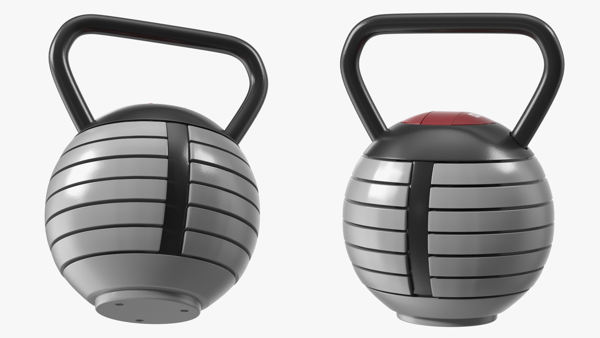 3D Adjustable Kettlebell Gray
