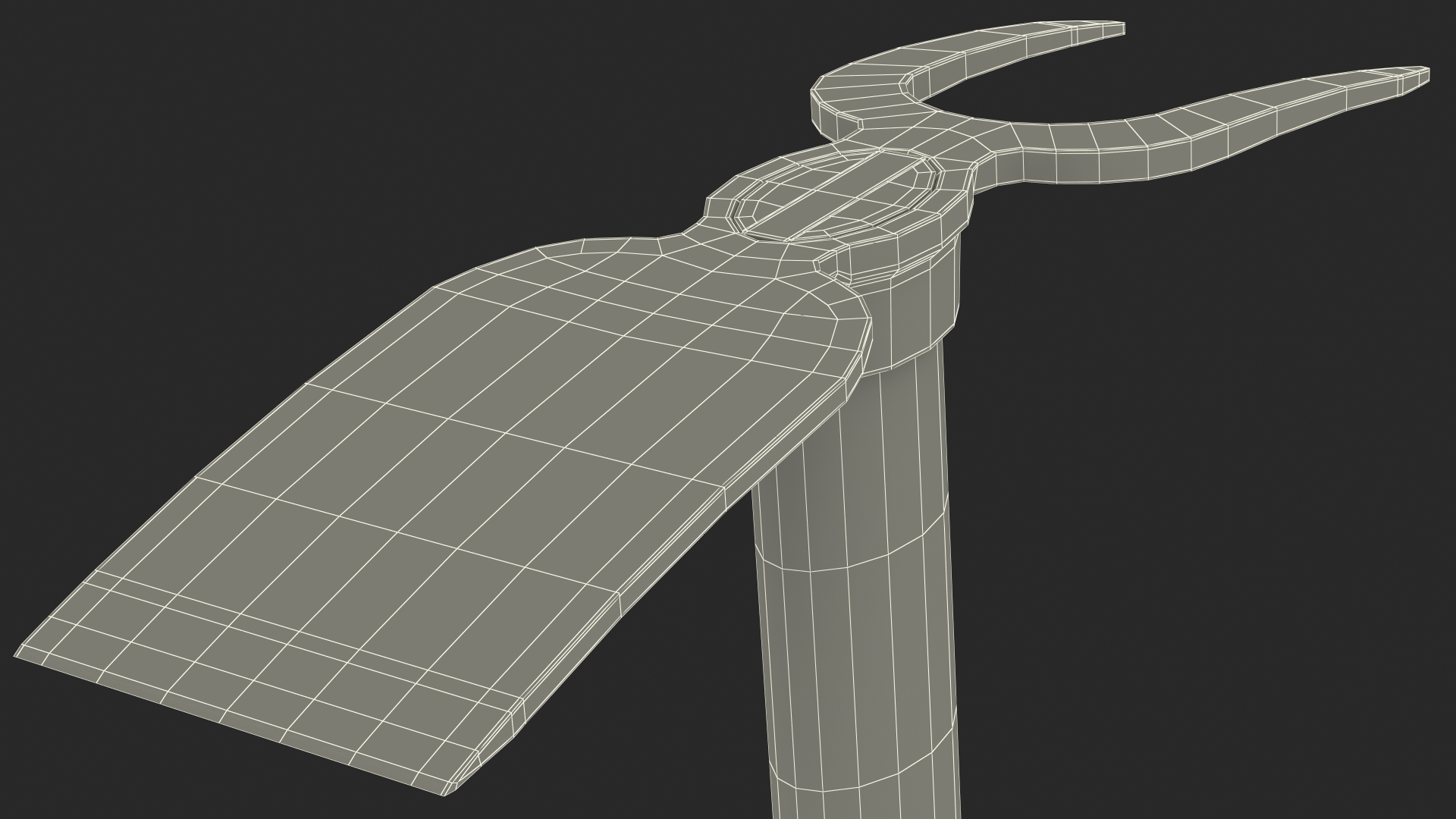 3D Old Double Headed Garden Hoe model
