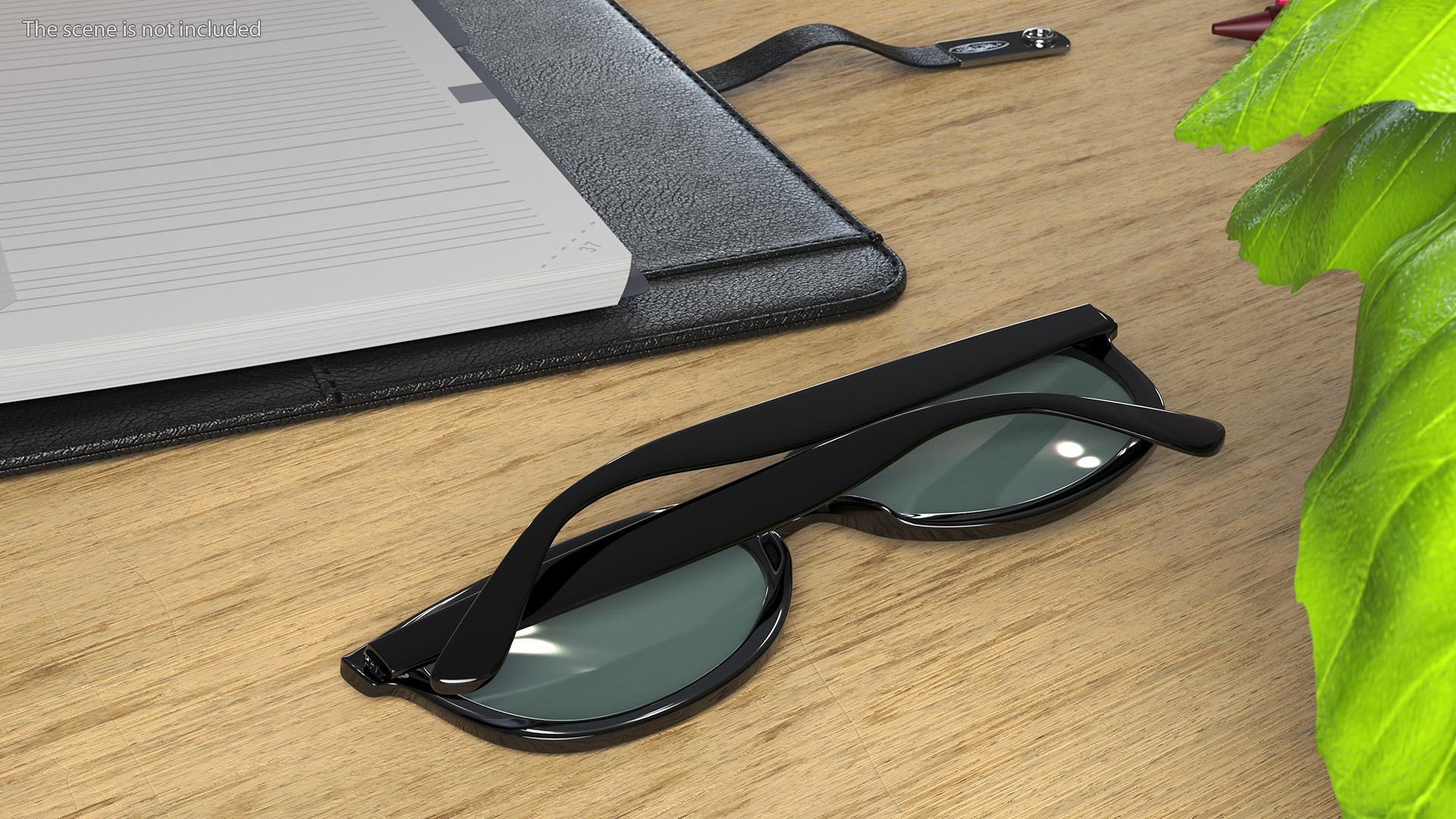 3D model Classic Sunglasses Folded