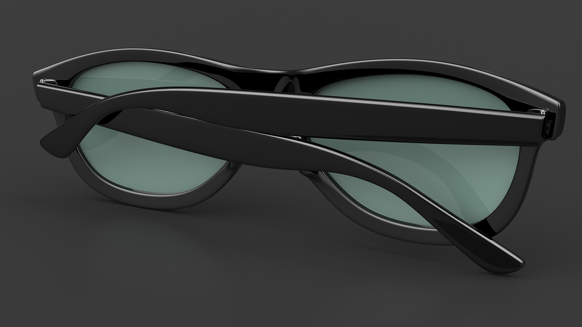 3D model Classic Sunglasses Folded