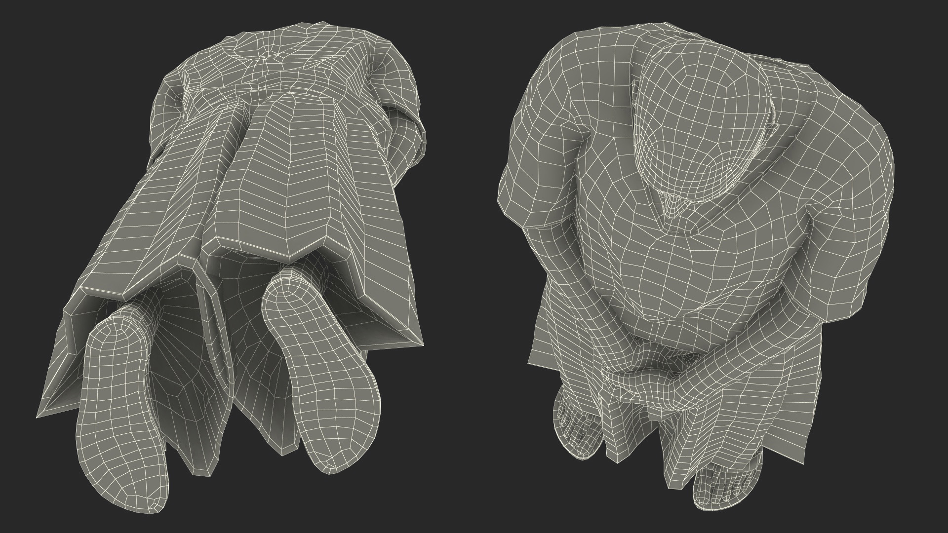 3D Ancient Priest in Stand Pose model