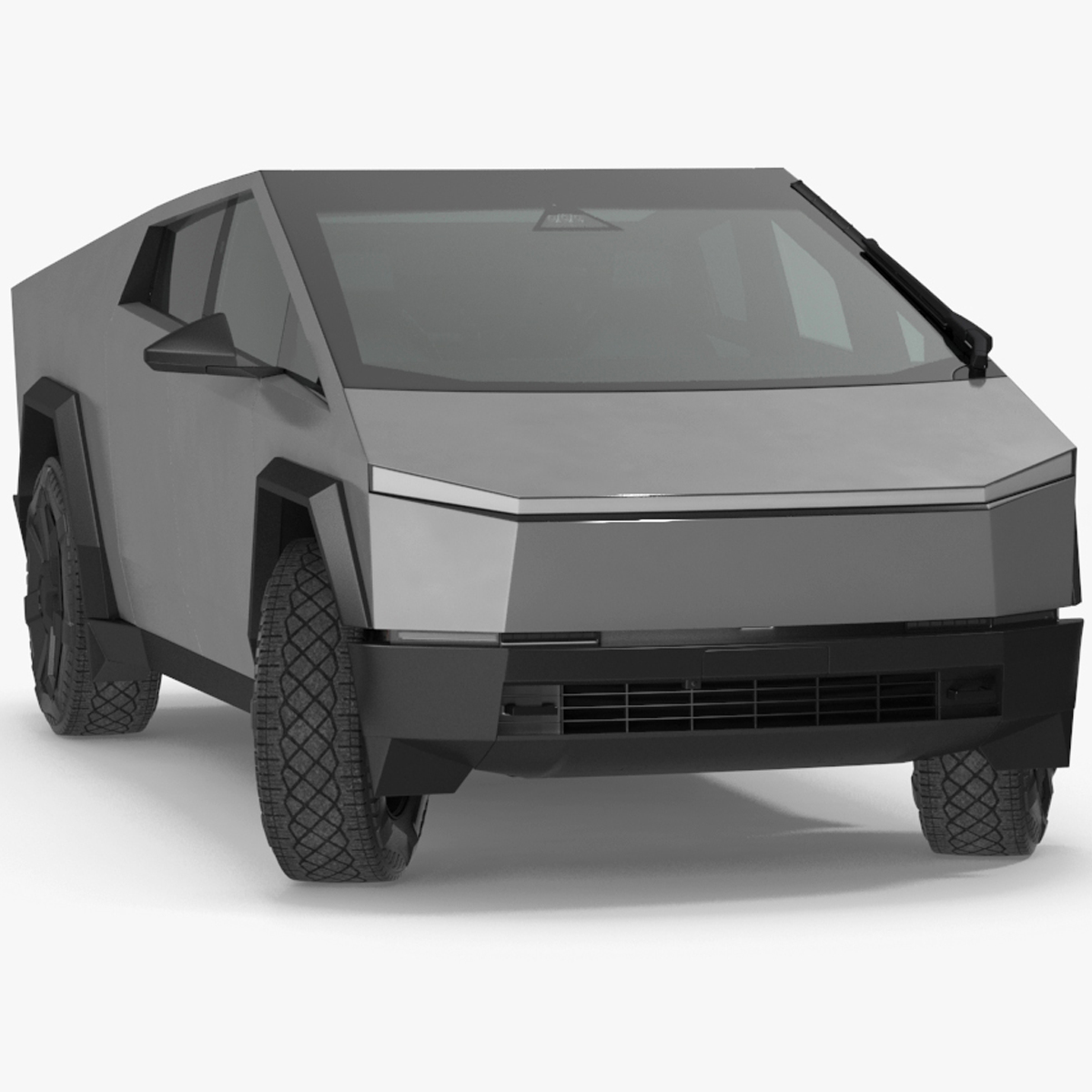 2024 Tesla Cybertruck Rigged for Maya 3D