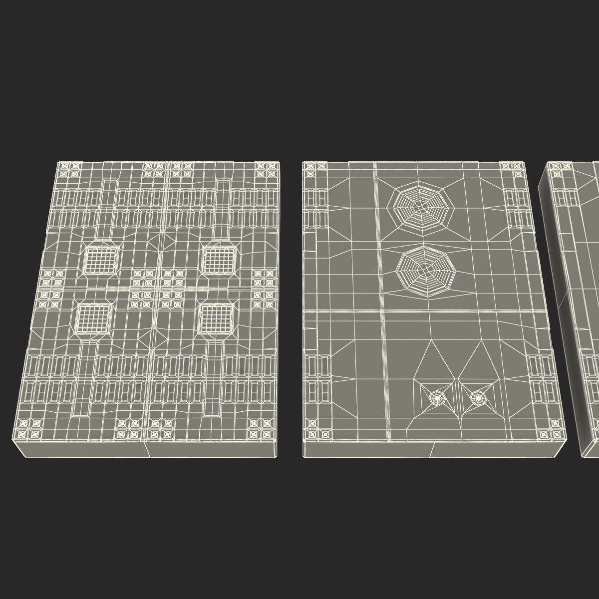 3D Sci Fi Anodized Panels Set