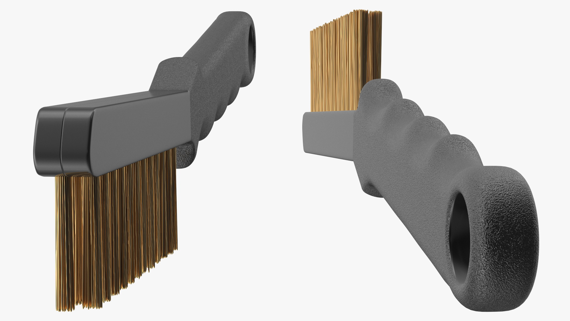 Brake Caliper Cleaning Brush Brass Wire 3D model