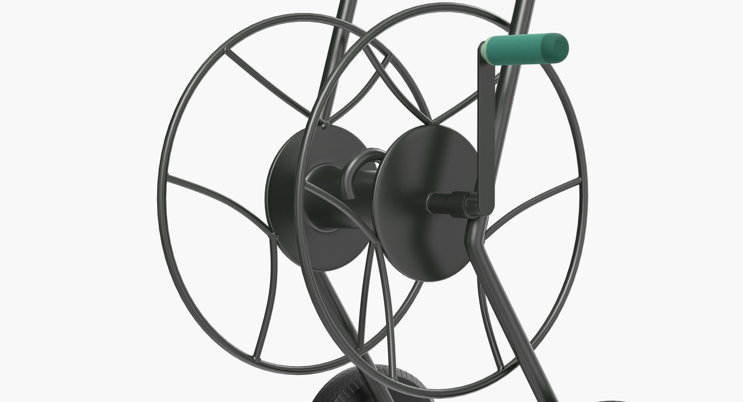 Garden Water Hose Reel Cart 3D