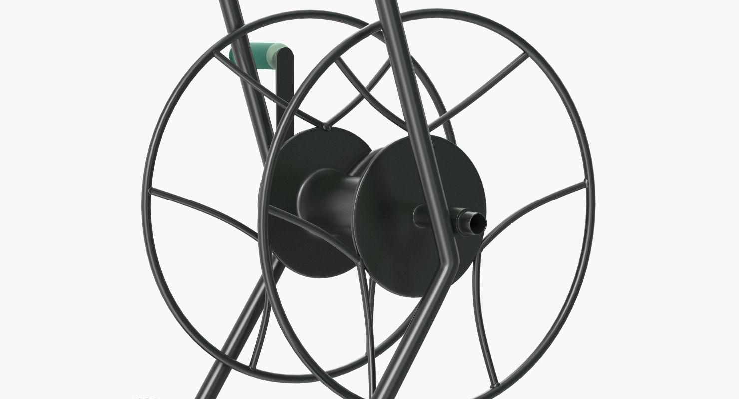 Garden Water Hose Reel Cart 3D