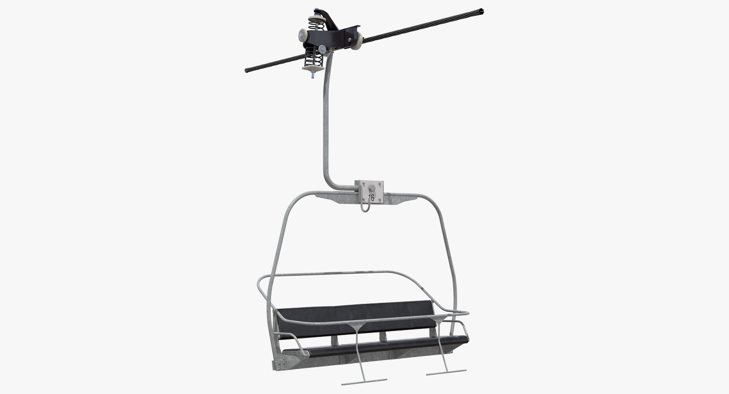 Ski Lift Cabin 3D model