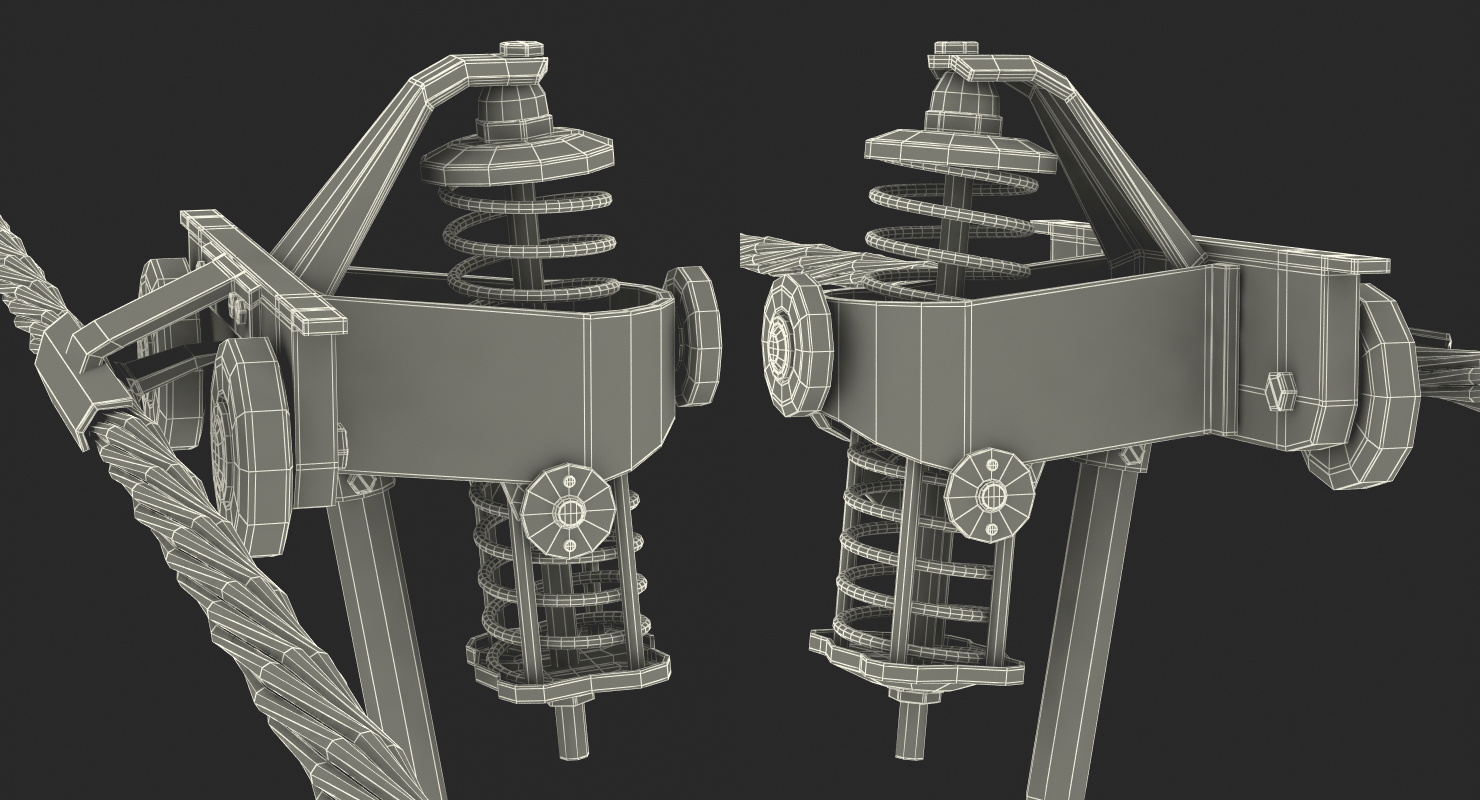 Ski Lift Cabin 3D model