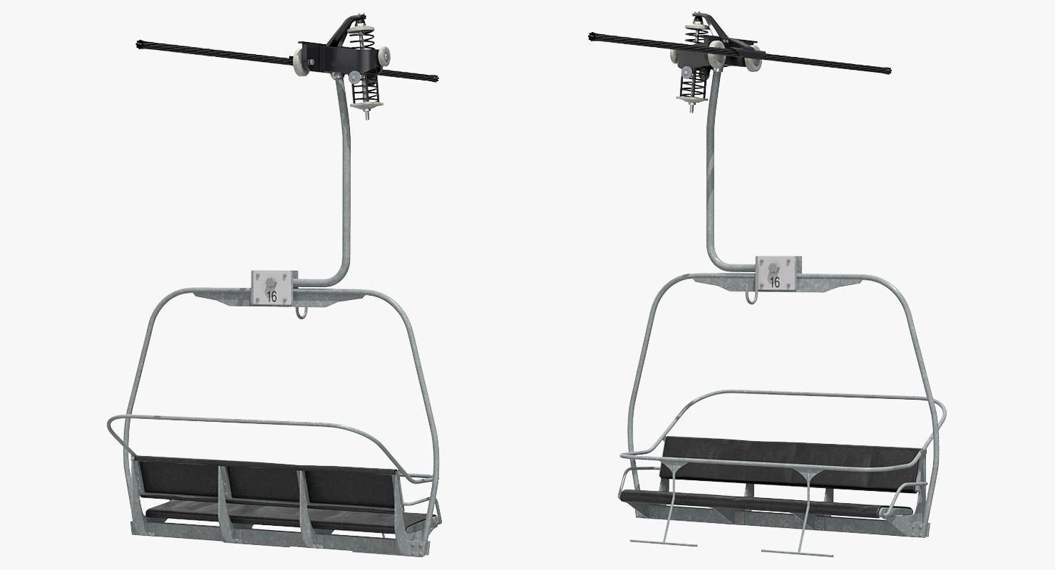 Ski Lift Cabin 3D model