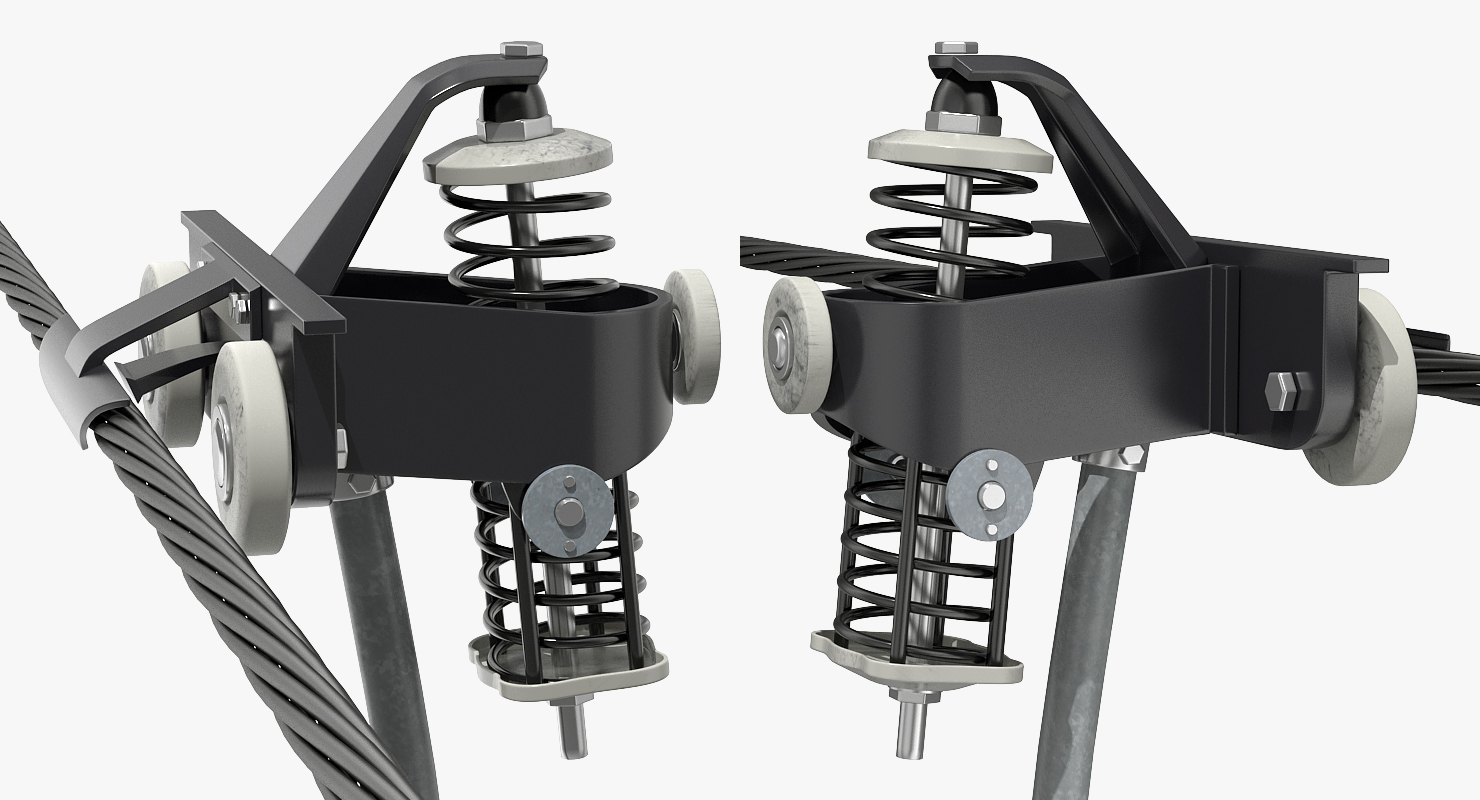 Ski Lift Cabin 3D model