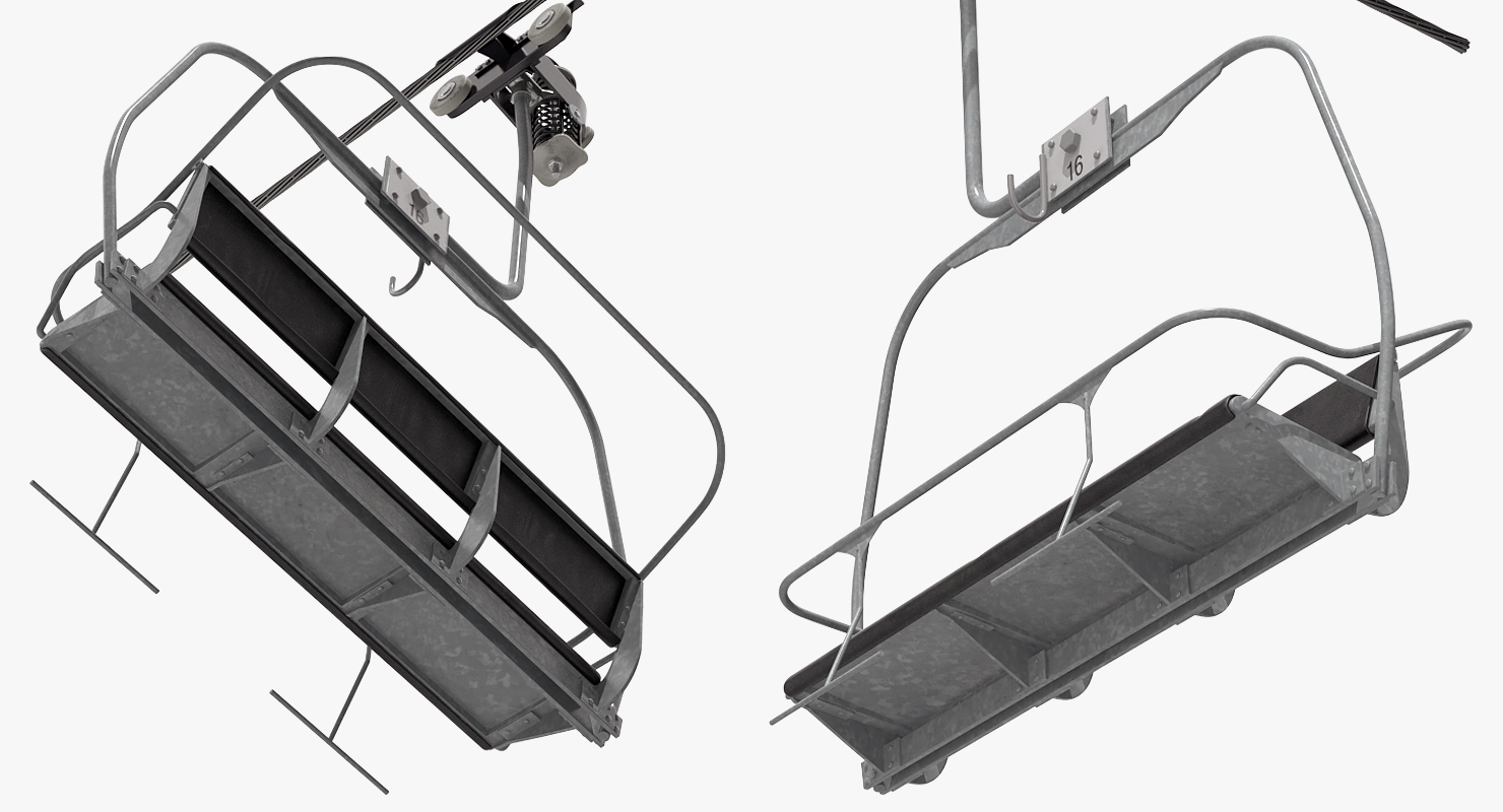 Ski Lift Cabin 3D model