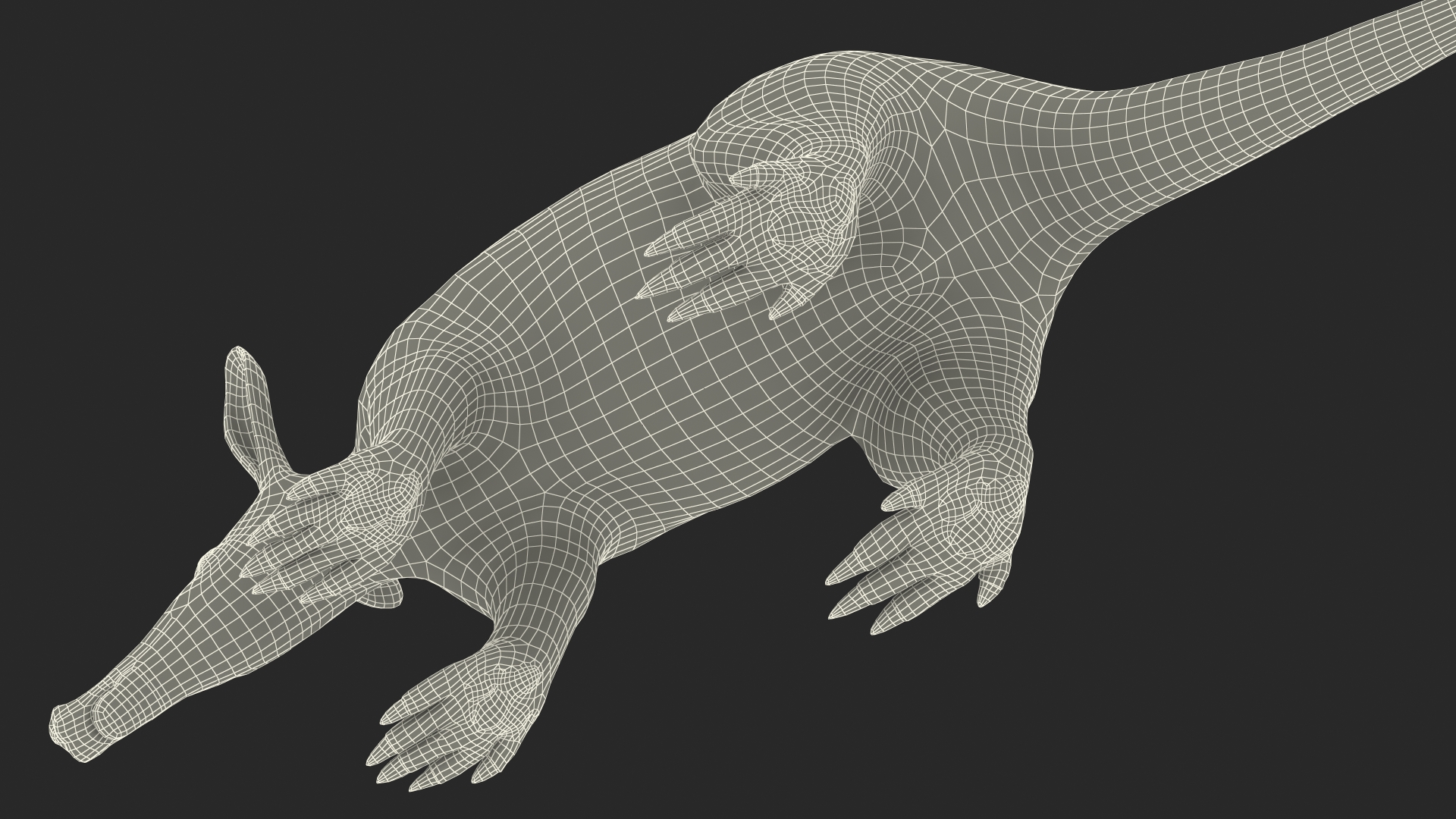 3D Orycteropus Afer Rigged model