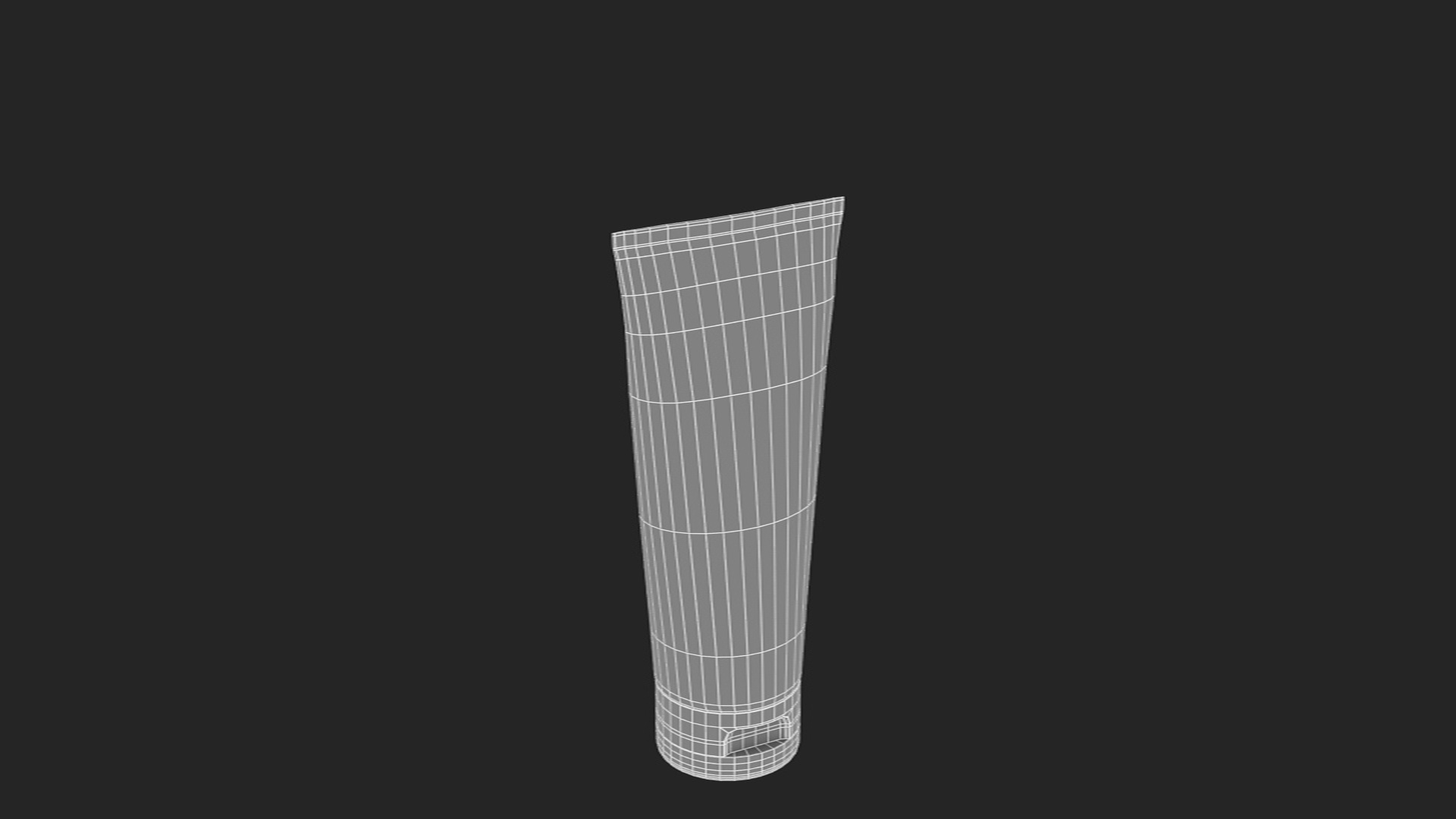3D Shaving Cream Tube model