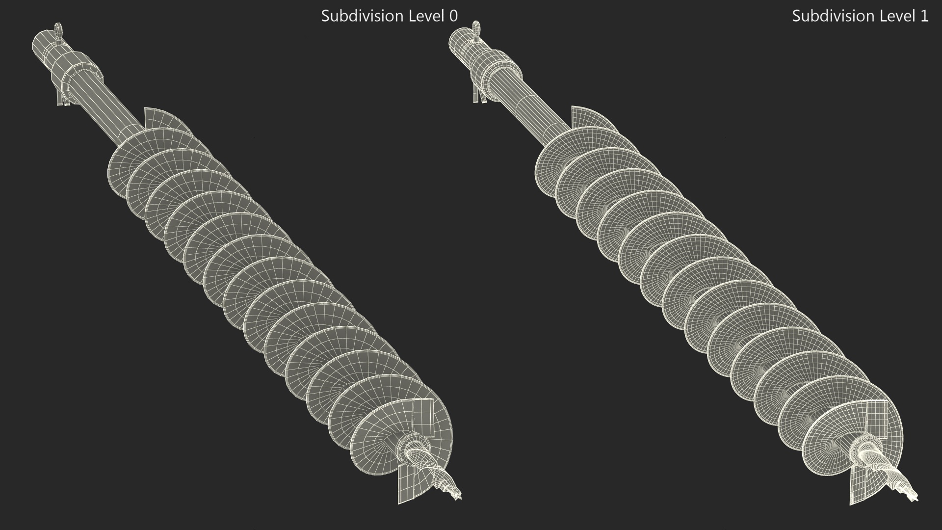 3D 80mm Earth Drill Bits