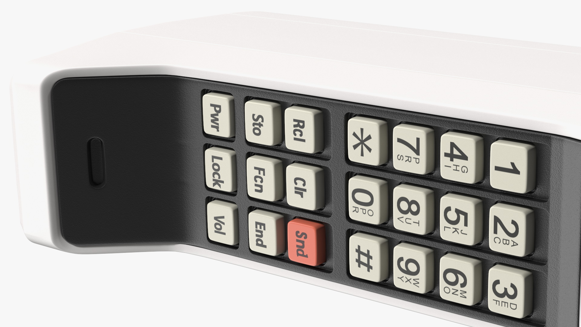 3D model Vintage 80s Brick Mobile Phone