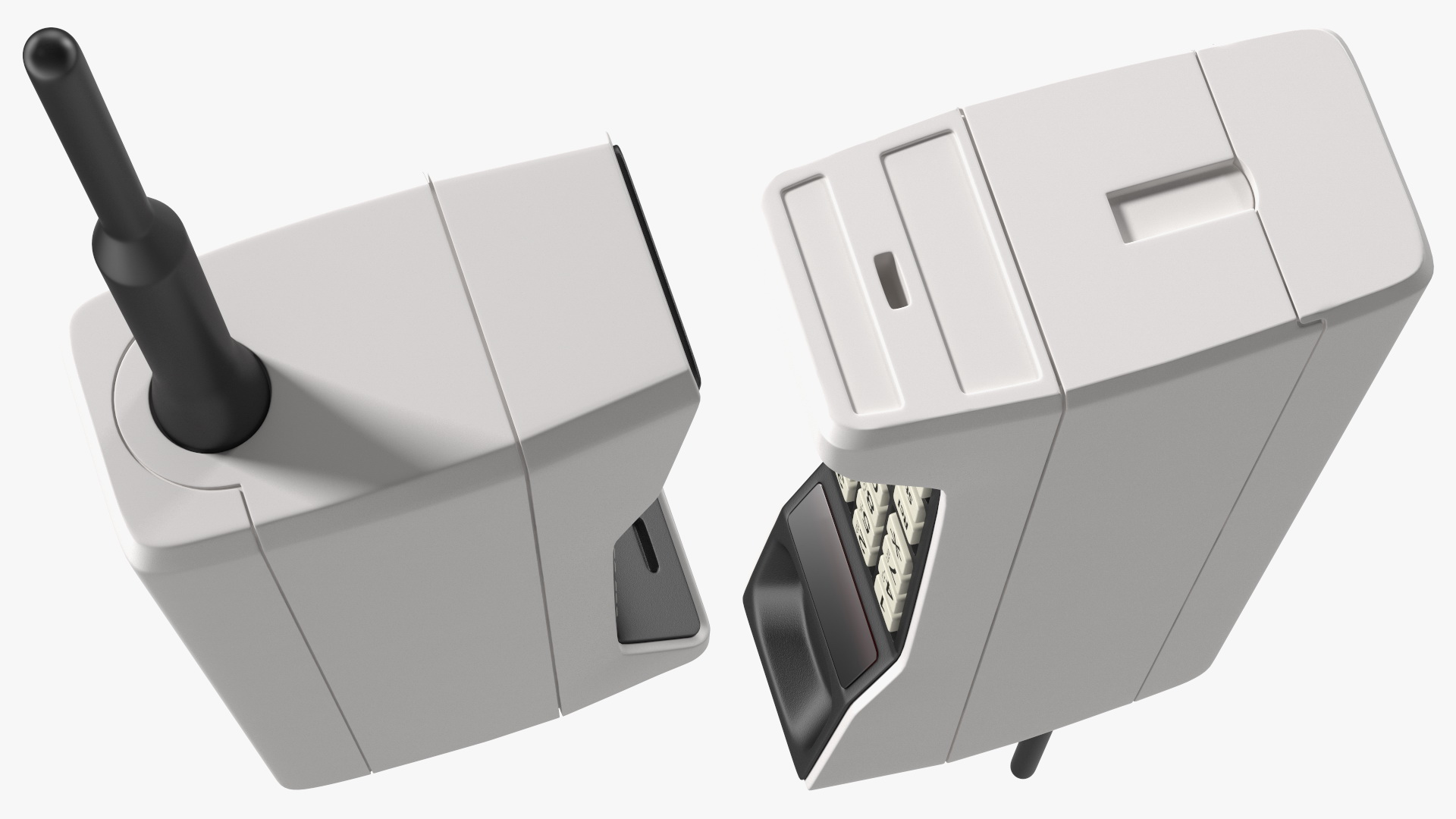 3D model Vintage 80s Brick Mobile Phone