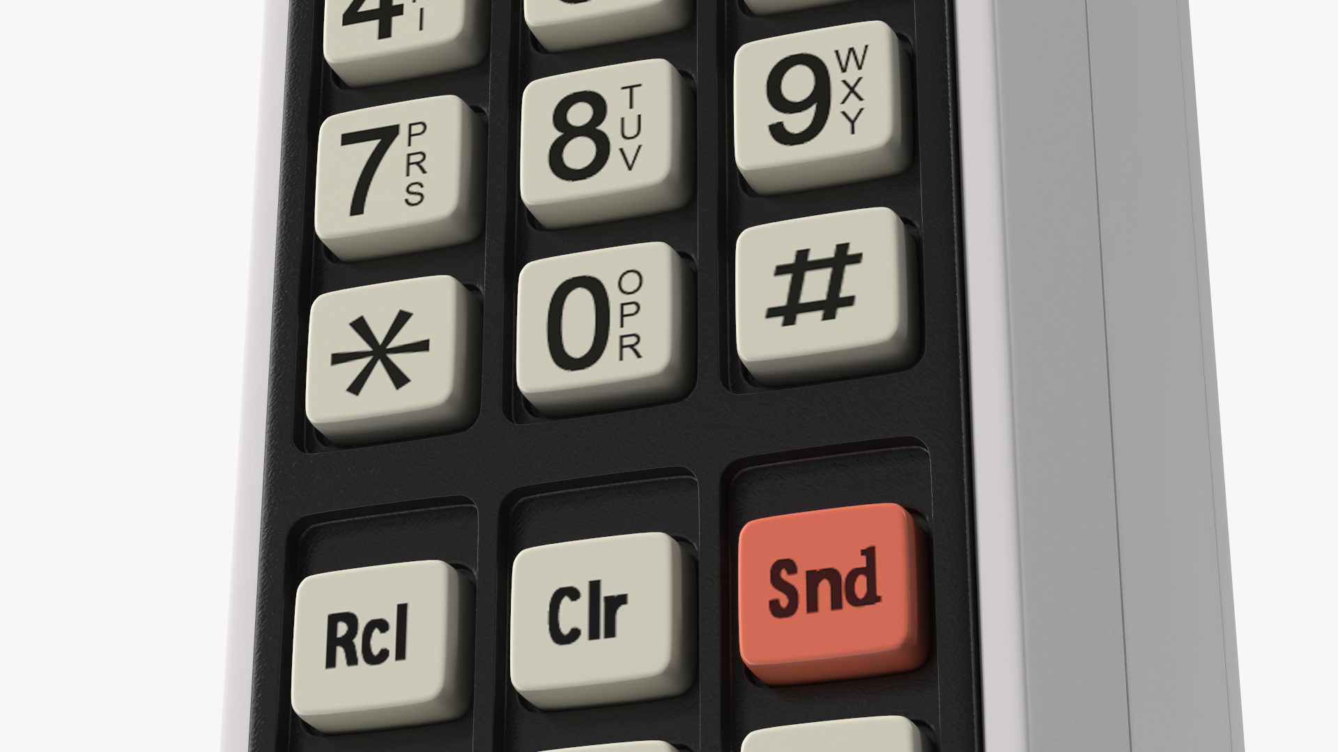 3D model Vintage 80s Brick Mobile Phone
