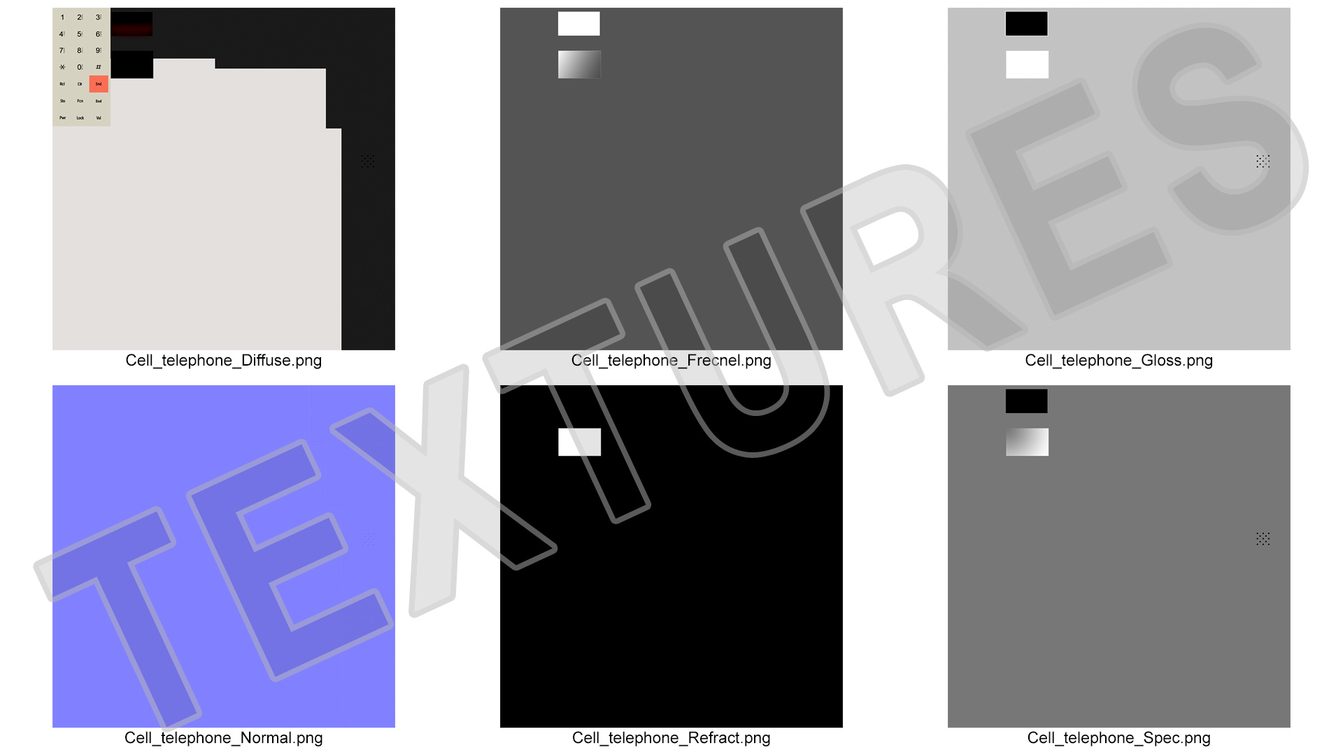 3D model Vintage 80s Brick Mobile Phone