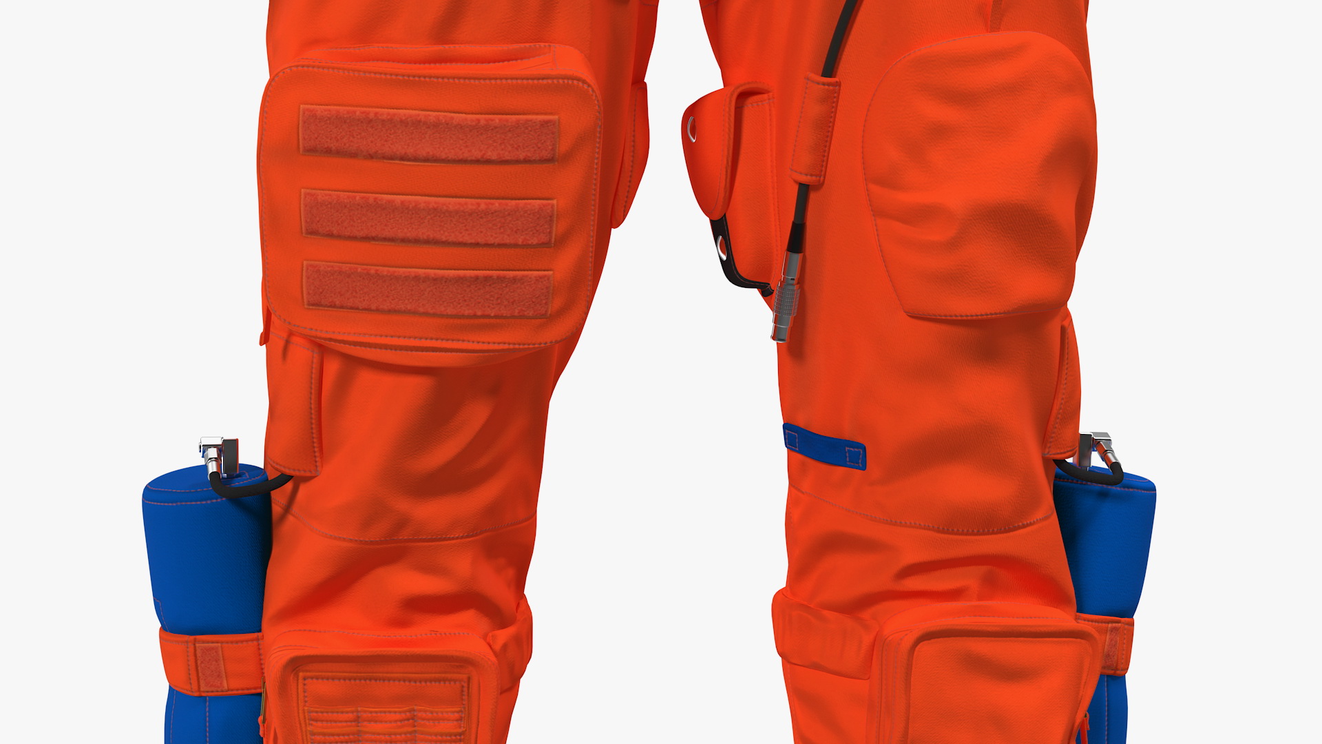 Astronaut in ACES Spacesuit Greetings Pose 3D