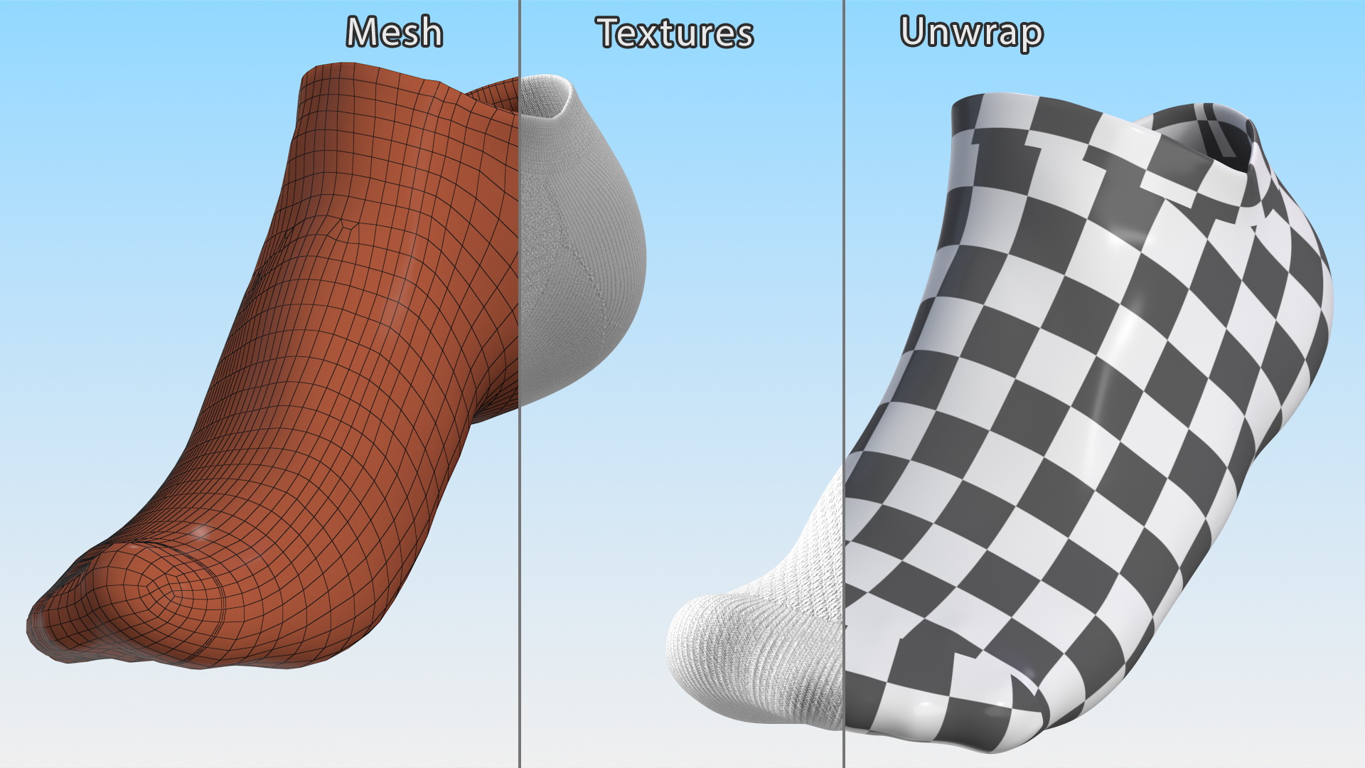 3D Socks Nike Grey on The Foot Standing Toes