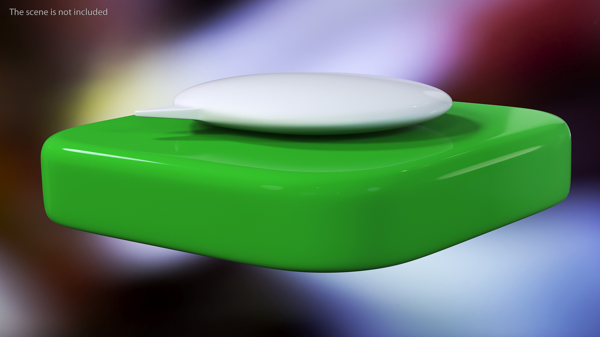iPhone iOS Messages Icon 3D model