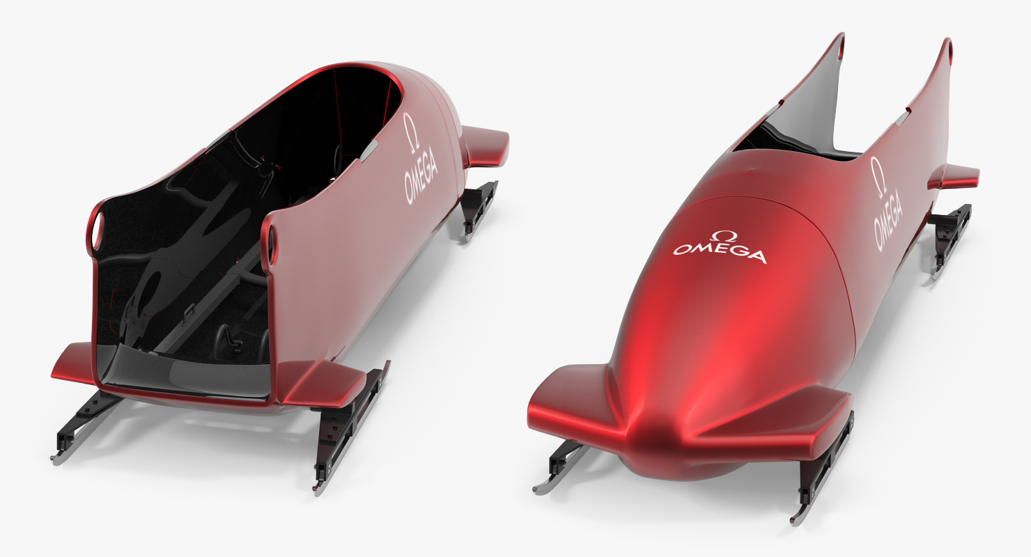 3D model Bobsled Four Person Omega