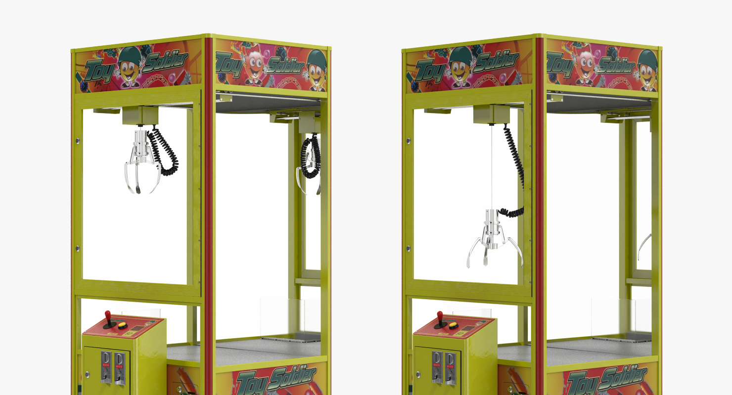 Claw Vending Machine Rigged 3D