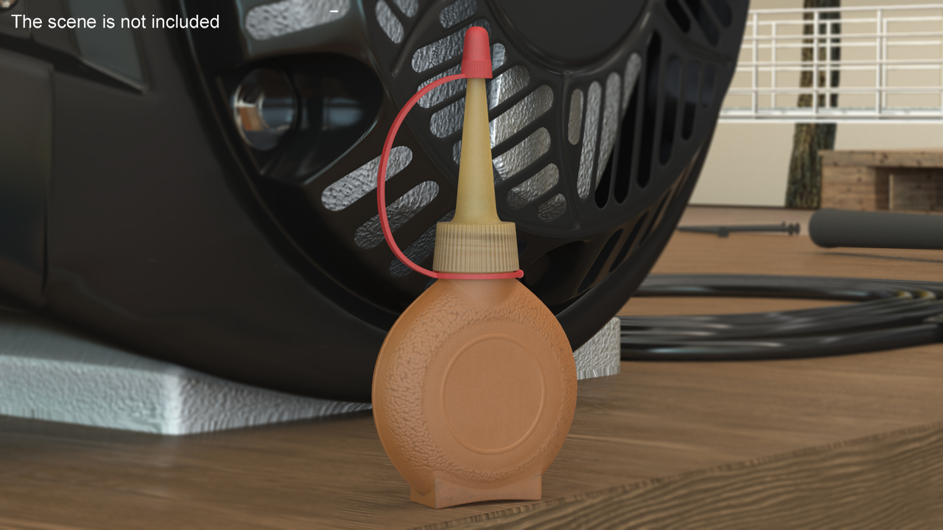 3D model Old Oiler Can Closed