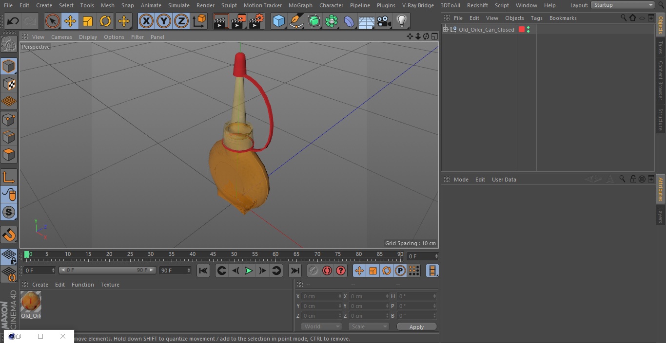 3D model Old Oiler Can Closed