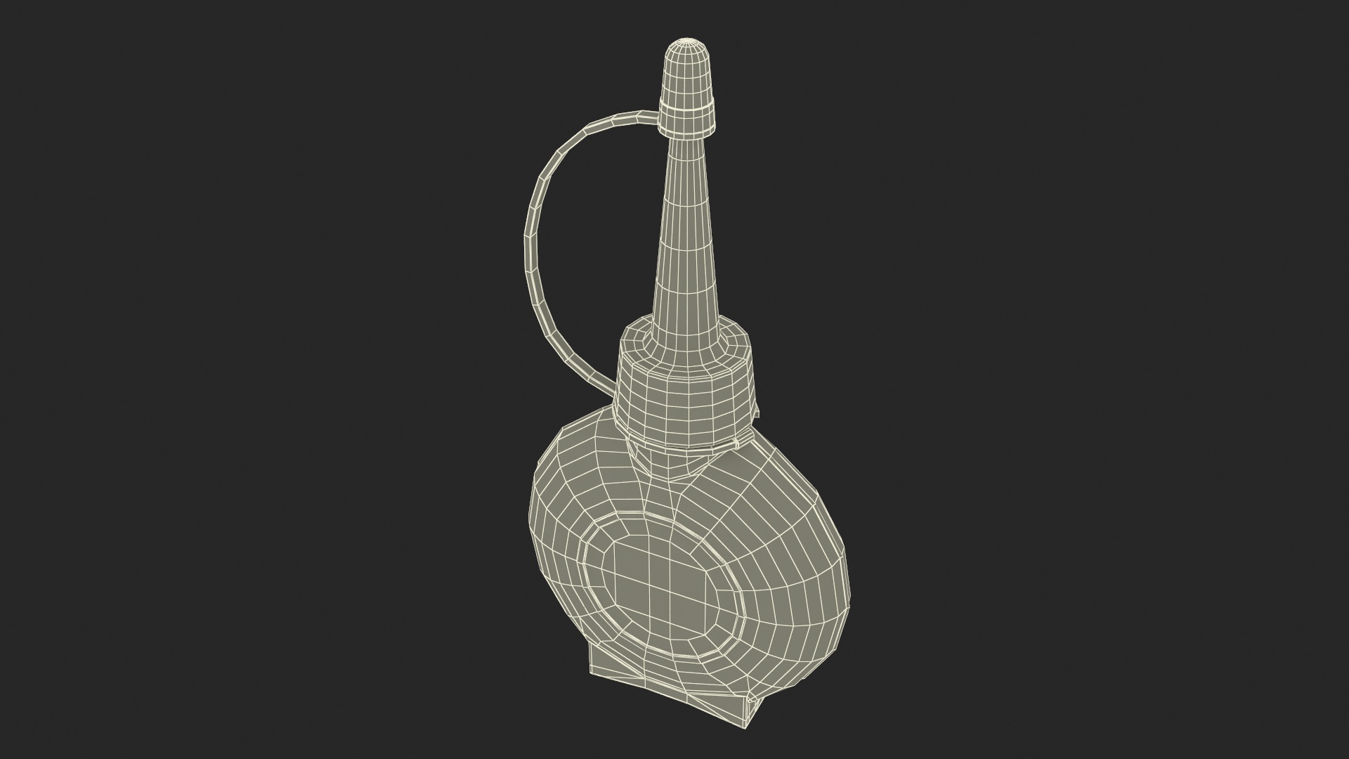 3D model Old Oiler Can Closed