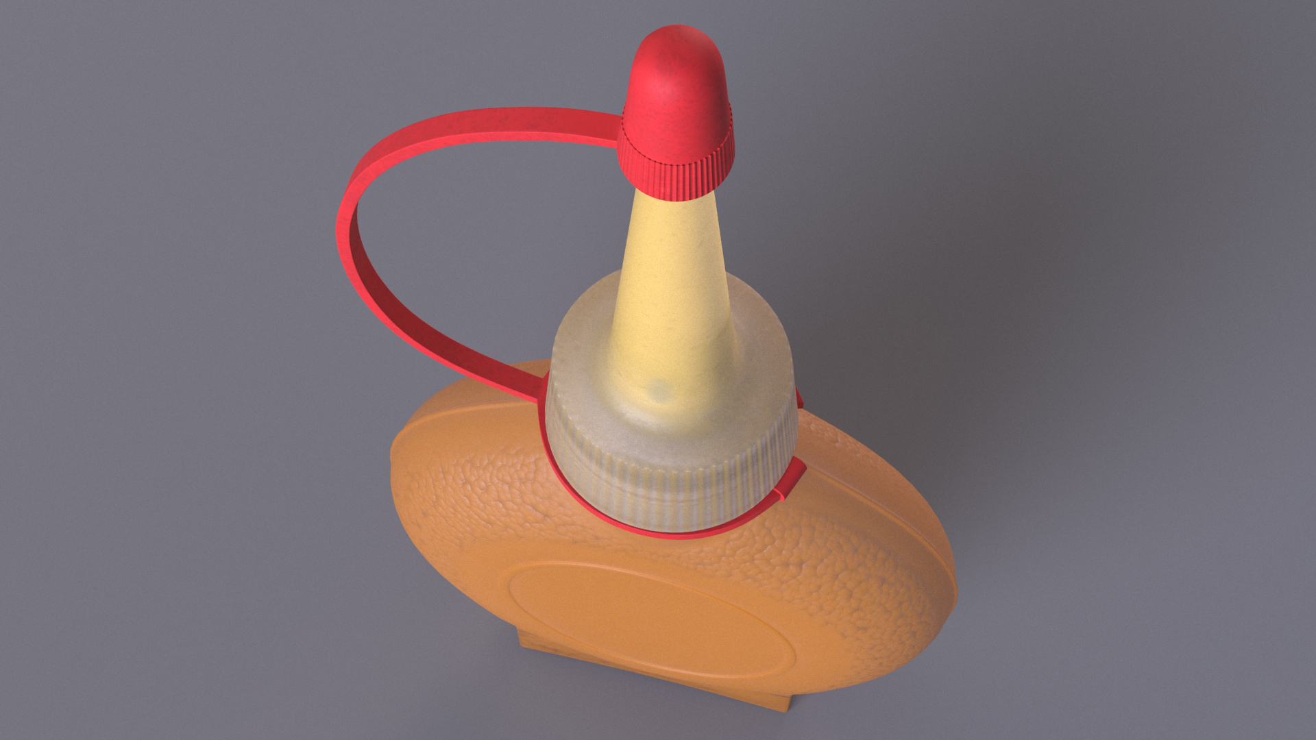 3D model Old Oiler Can Closed