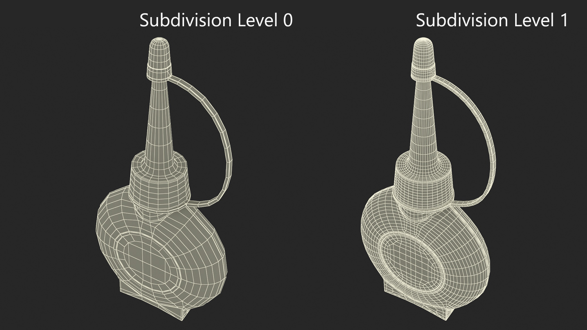 3D model Old Oiler Can Closed