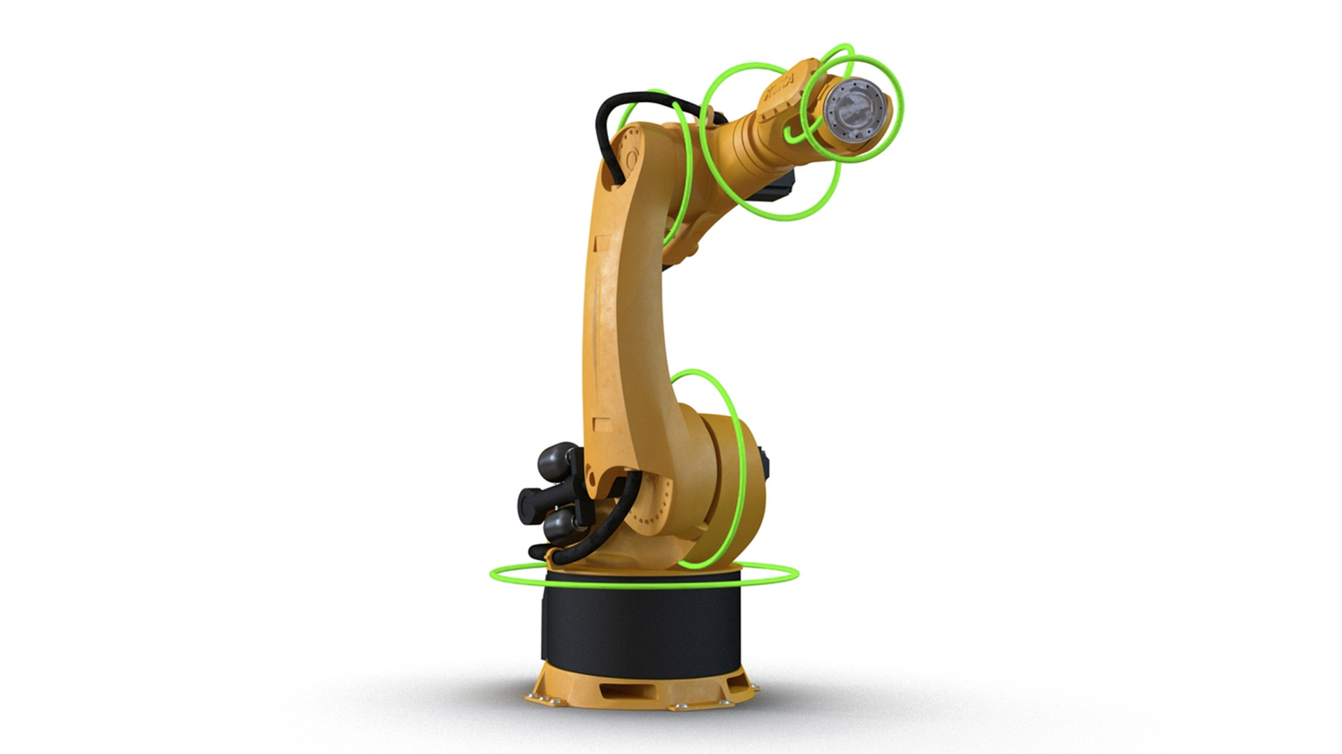 3D Kuka Robot Kr 360 Fortec Industrial Robot Rigged model