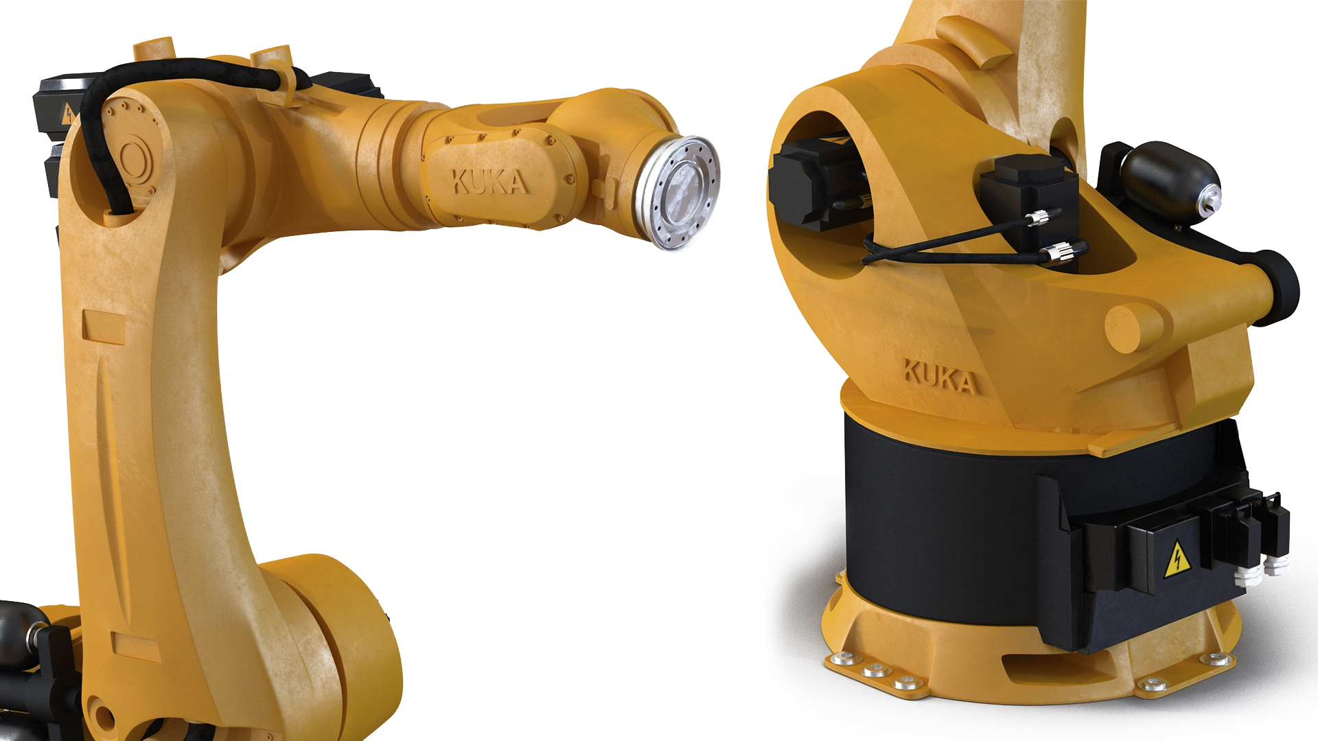 3D Kuka Robot Kr 360 Fortec Industrial Robot Rigged model