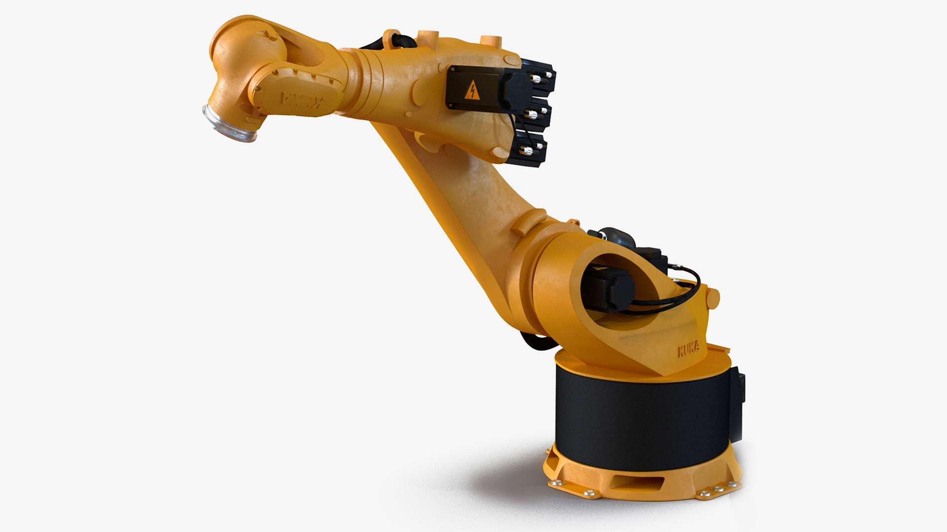 3D Kuka Robot Kr 360 Fortec Industrial Robot Rigged model