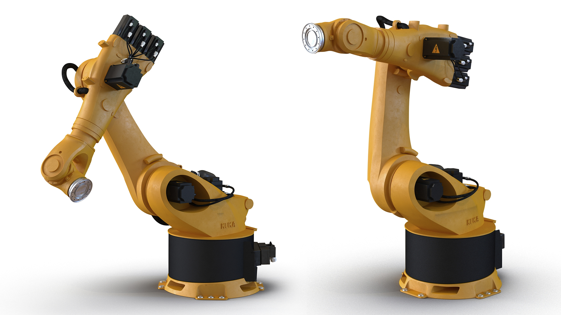 3D Kuka Robot Kr 360 Fortec Industrial Robot Rigged model