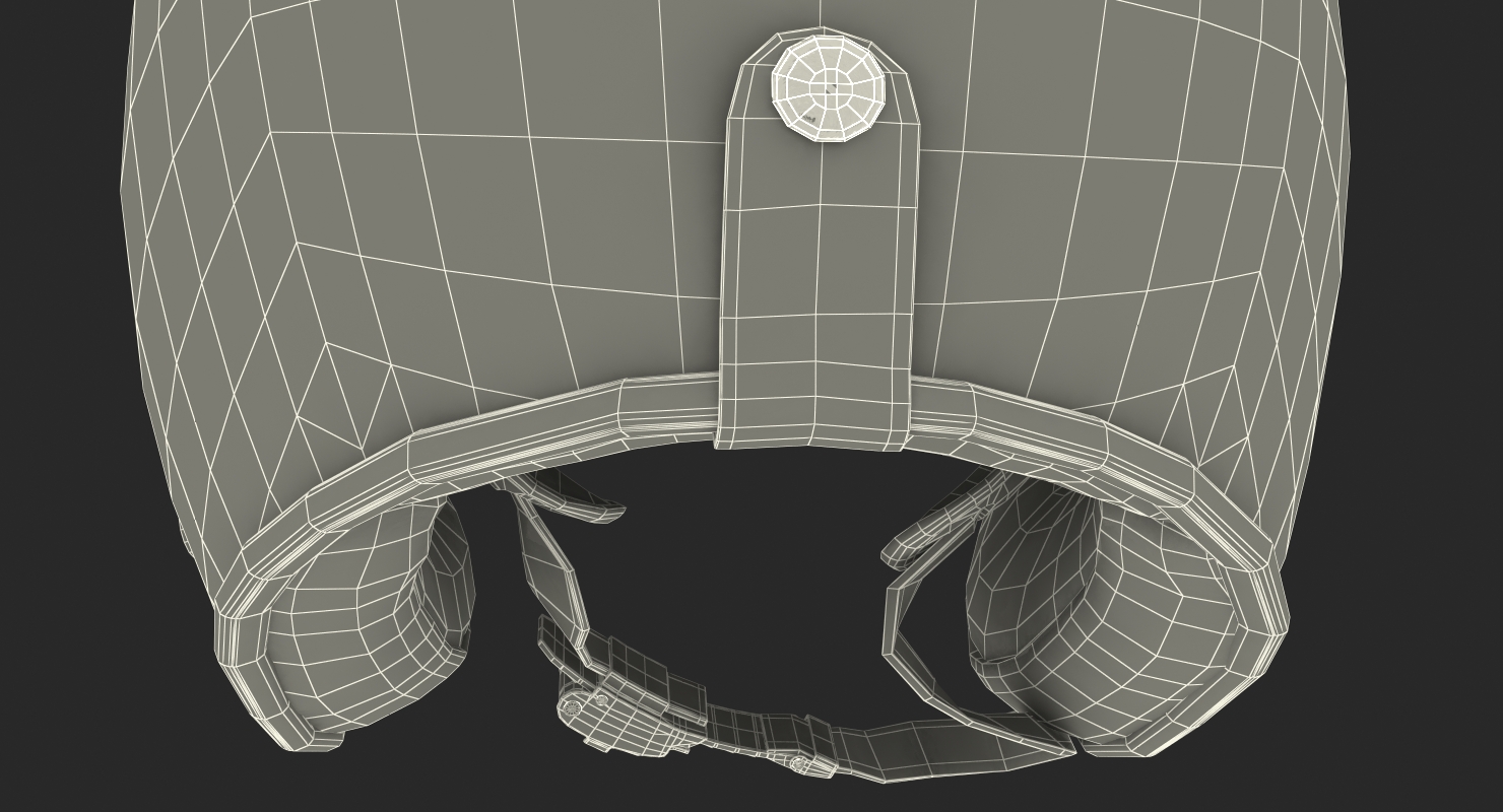 3D model Vintage Motorcycle Helmet