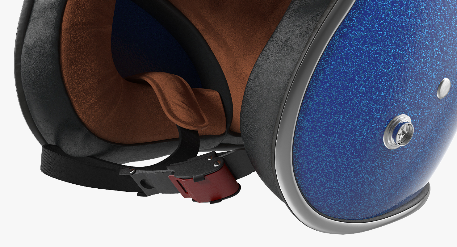 3D model Vintage Motorcycle Helmet
