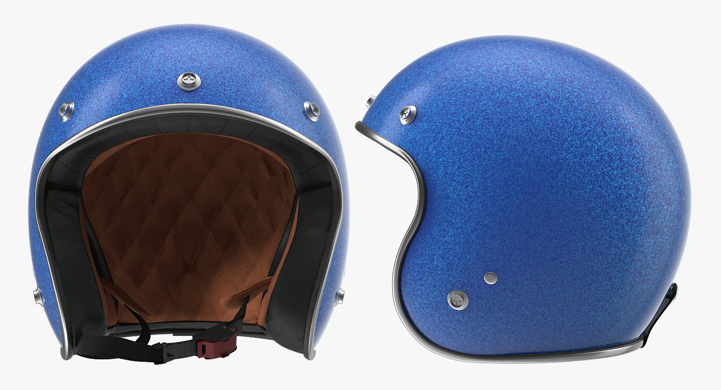 3D model Vintage Motorcycle Helmet